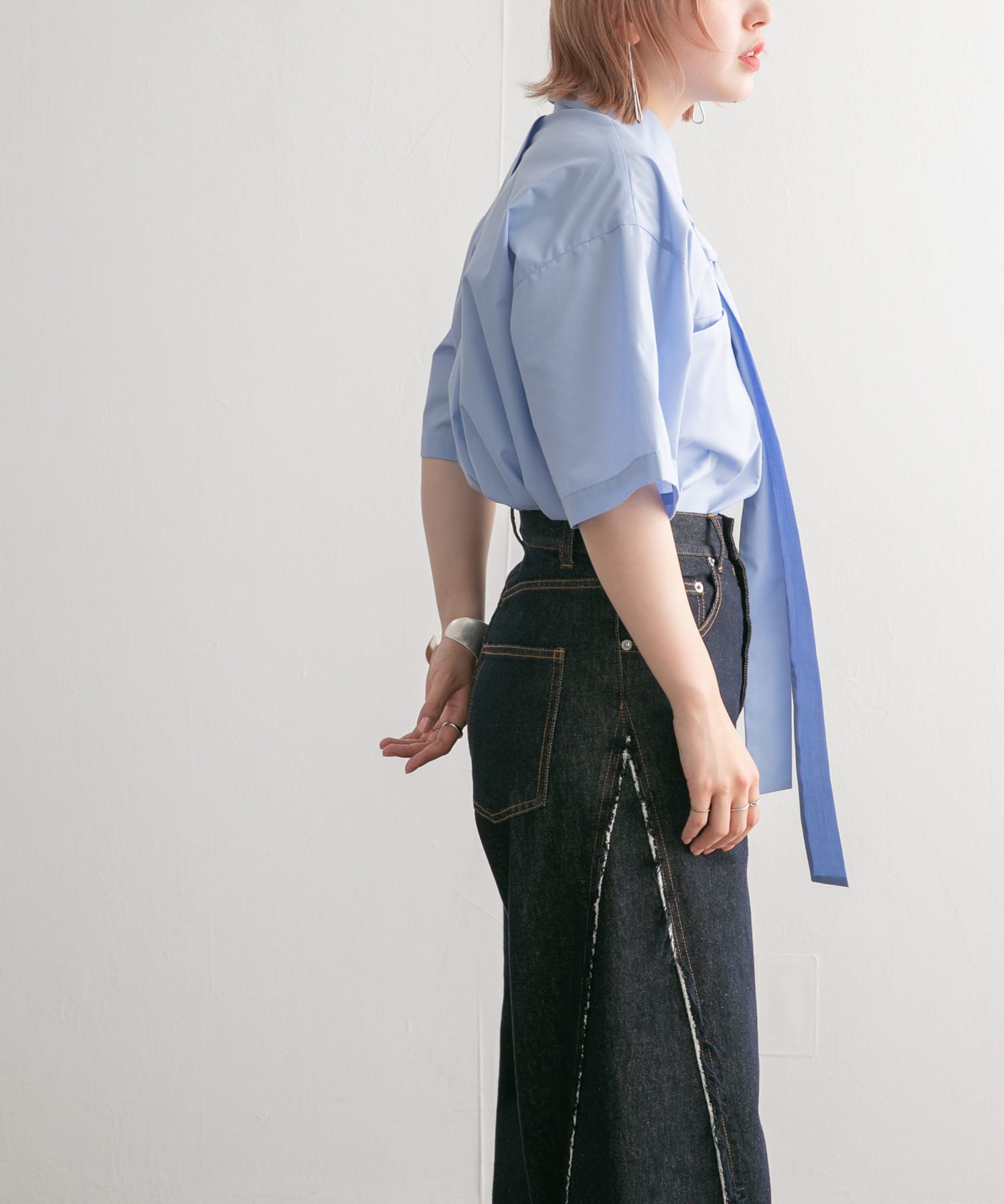 身長：160cm サイズ：one