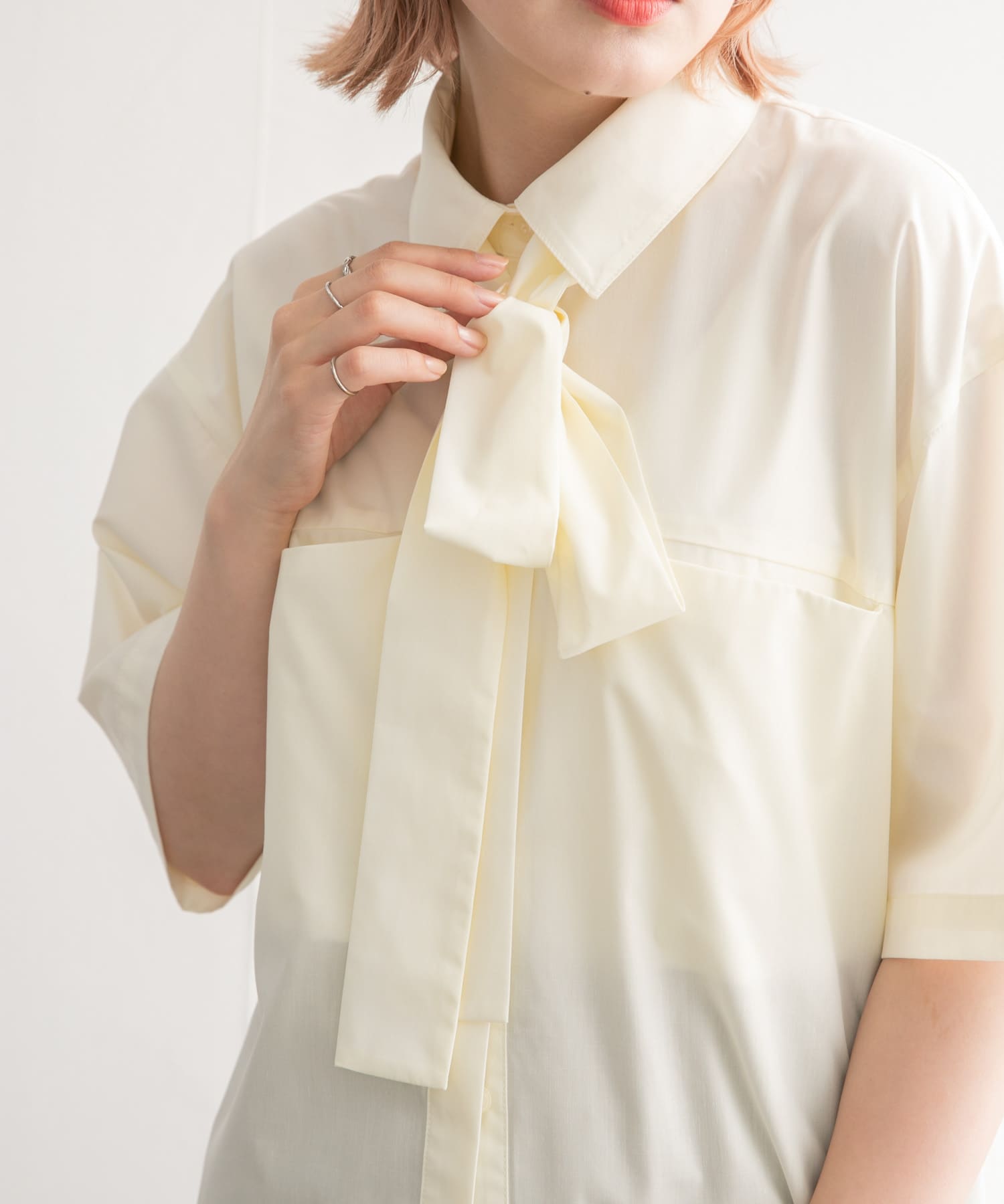 身長：160cm サイズ：one