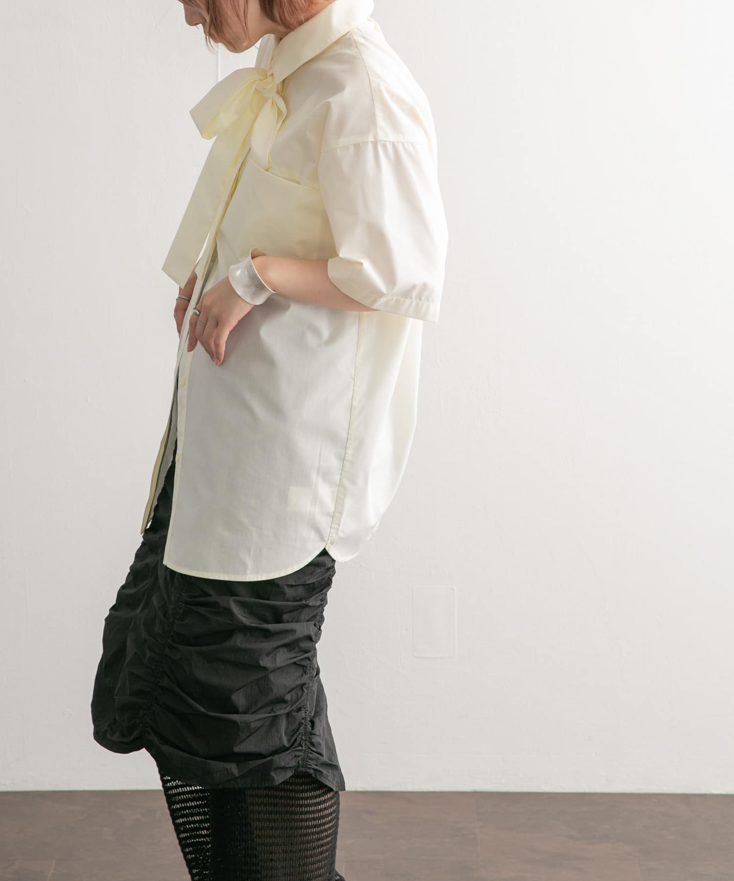 身長：160cm サイズ：one