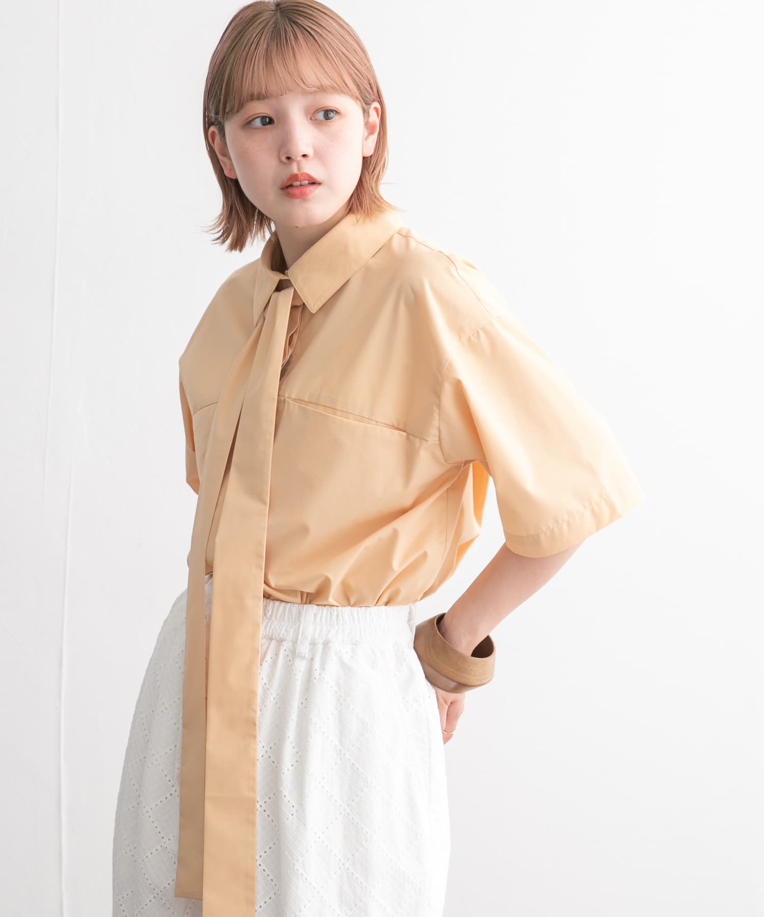 身長：160cm サイズ：one