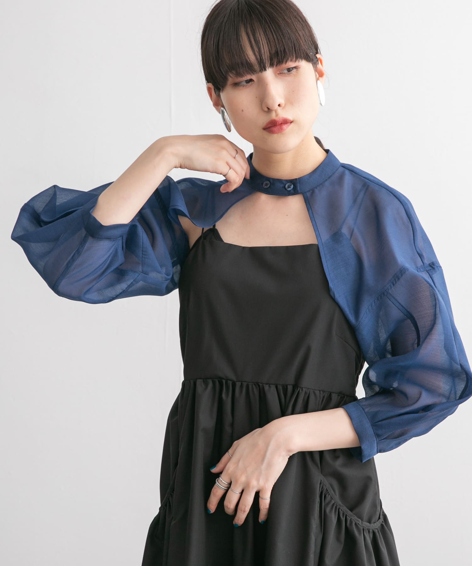 身長：160cm サイズ：one