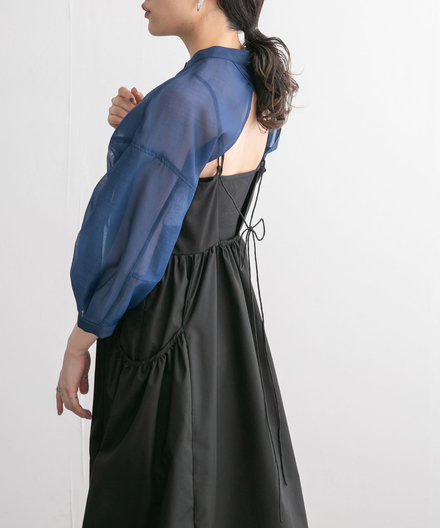 身長：160cm サイズ：one