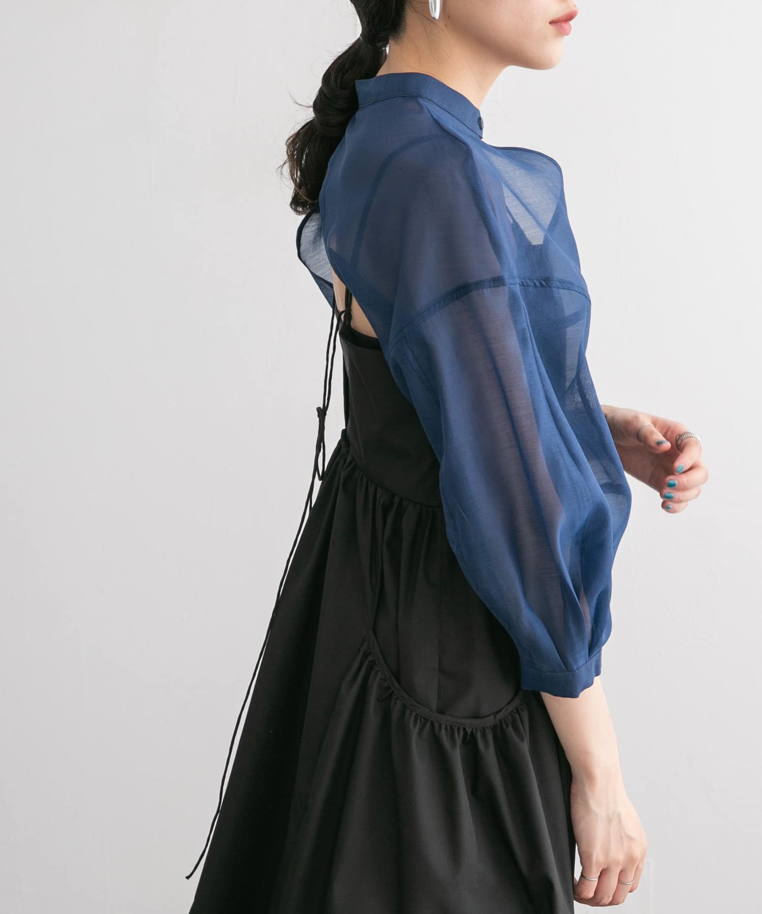 身長：160cm サイズ：one