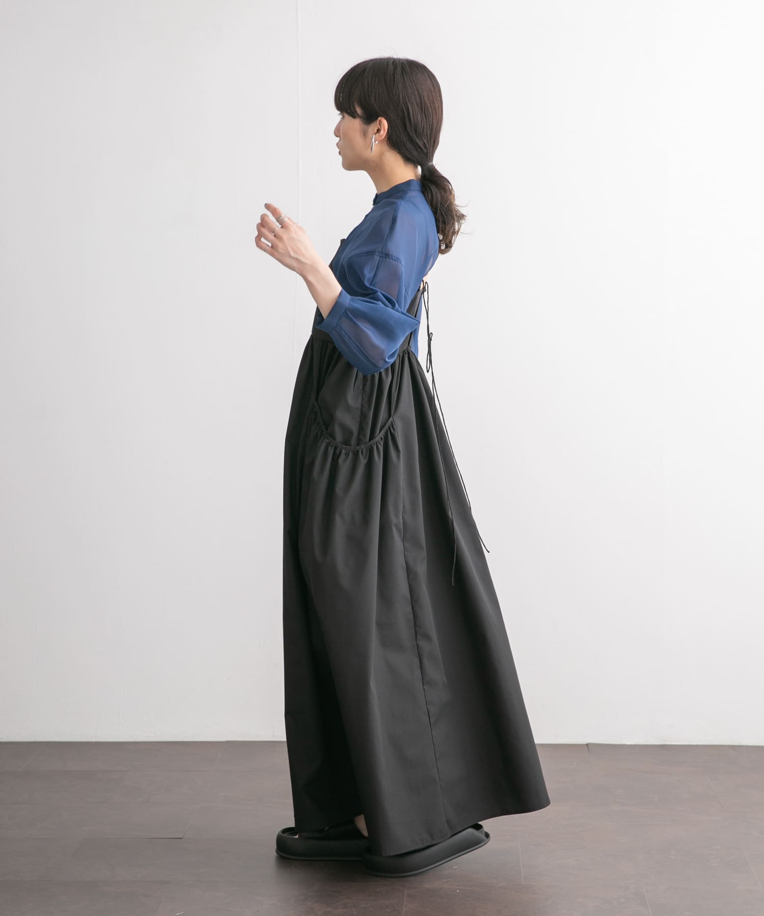 身長：160cm サイズ：one