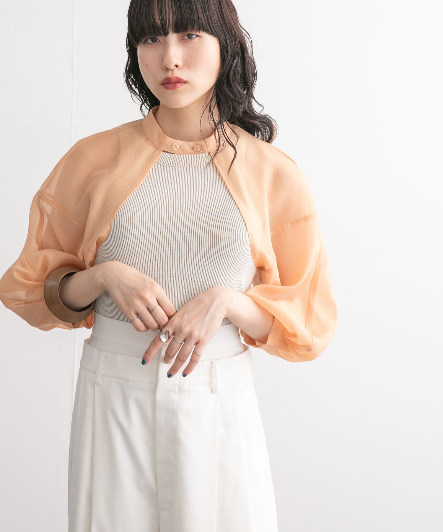 身長：160cm サイズ：one