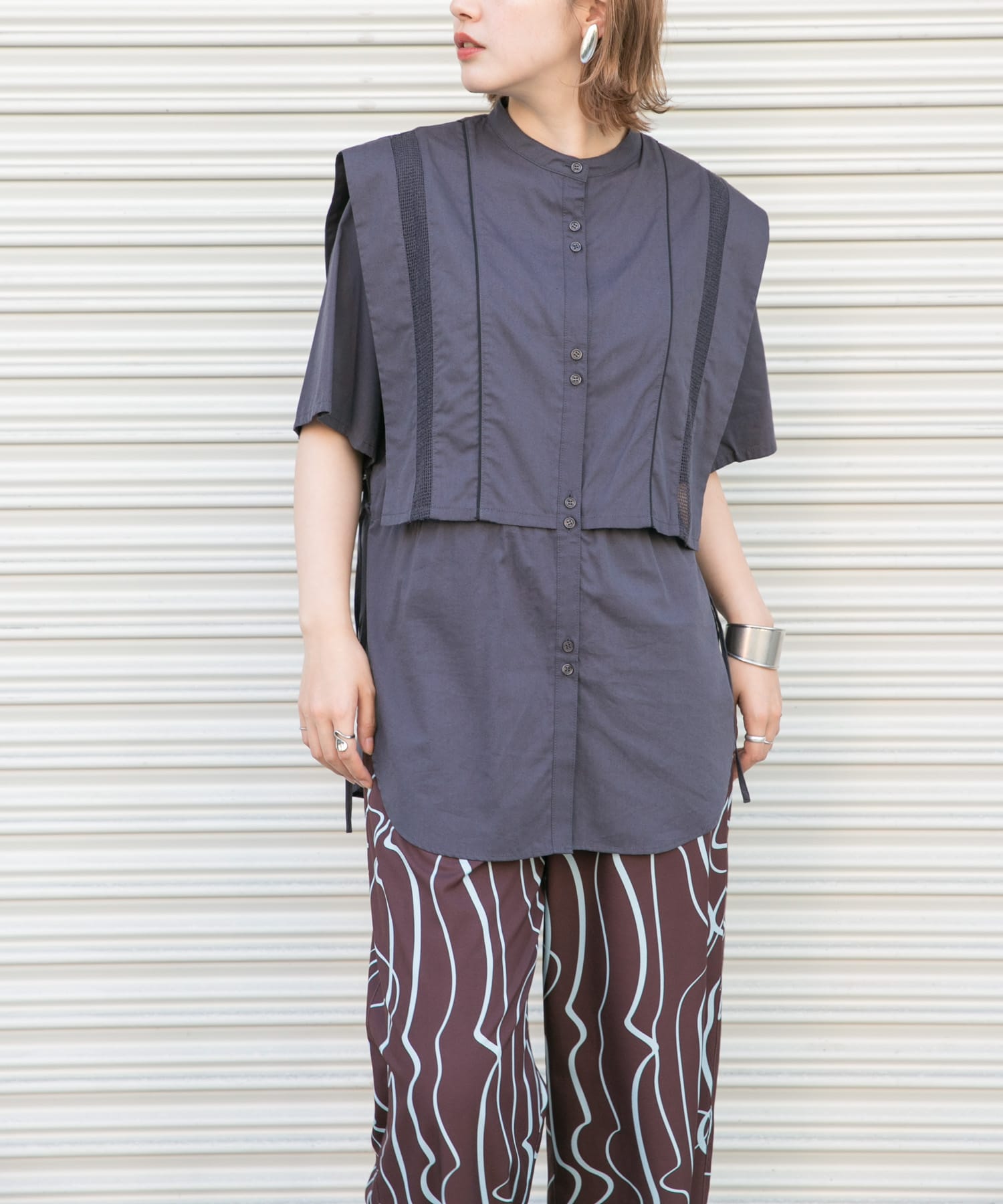 身長：160cm サイズ：one