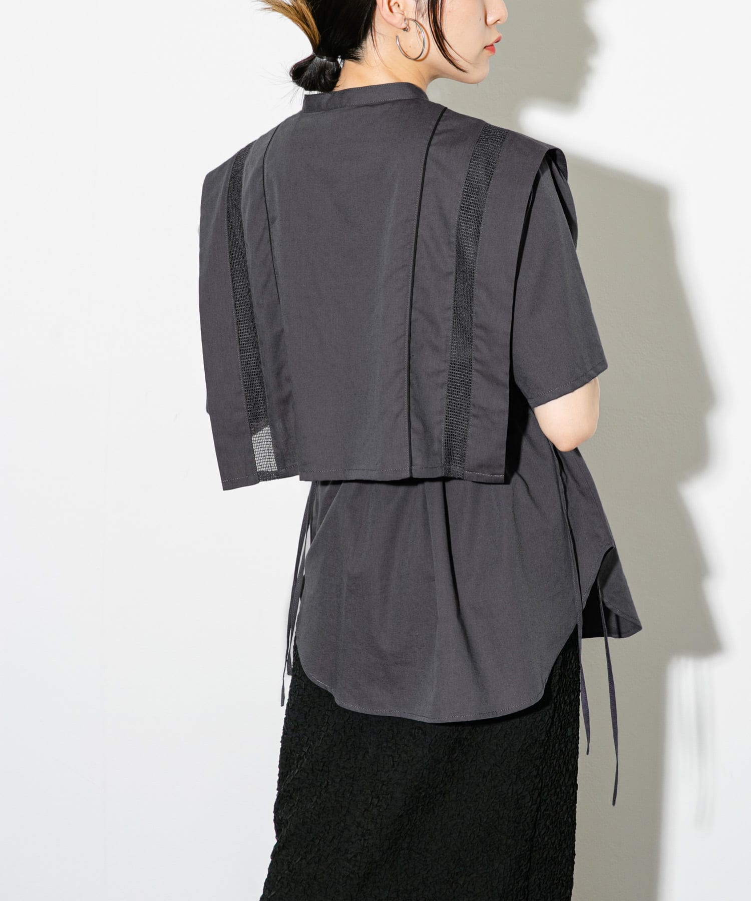 身長：160cm サイズ：one
