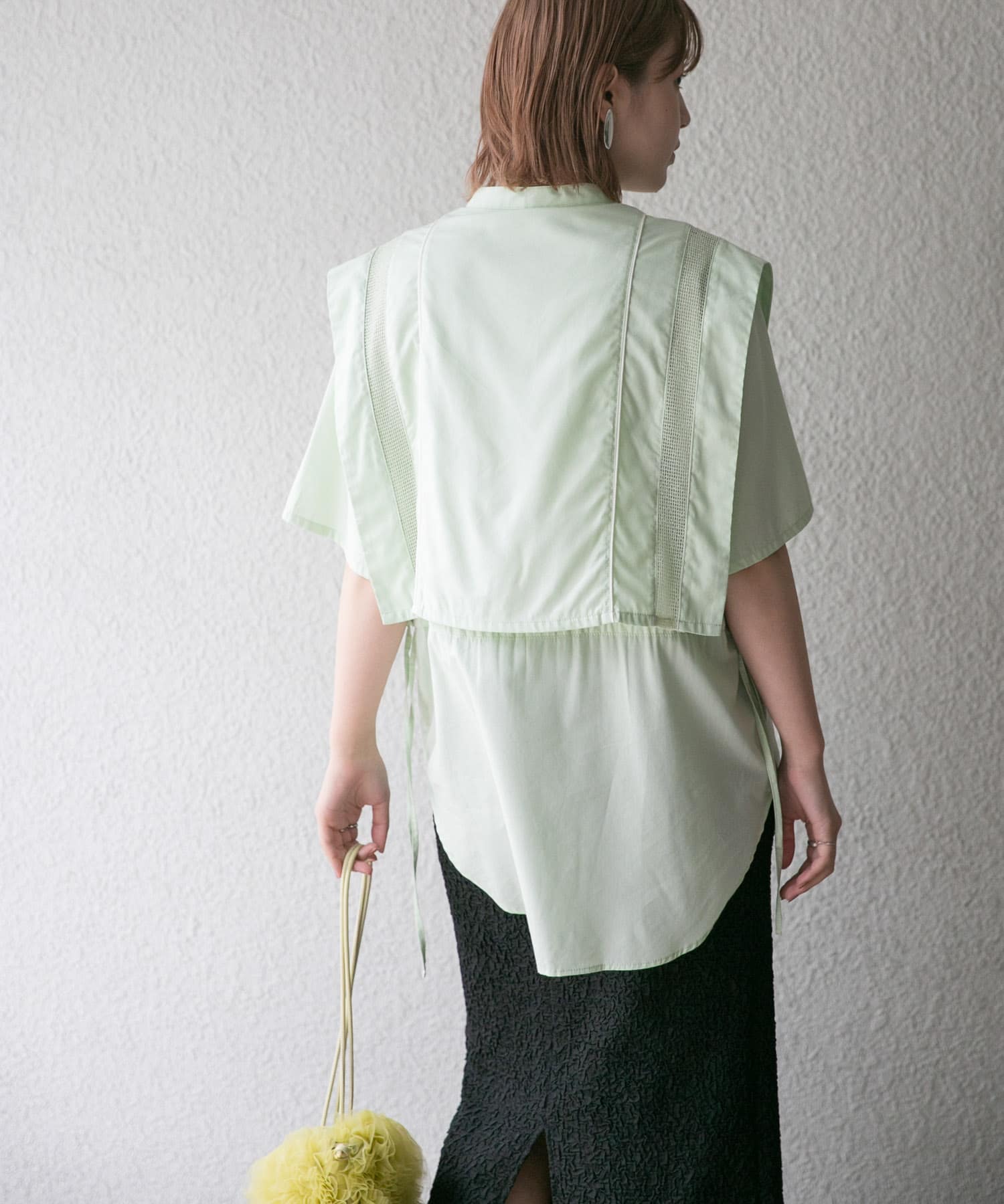 身長：160cm サイズ：one