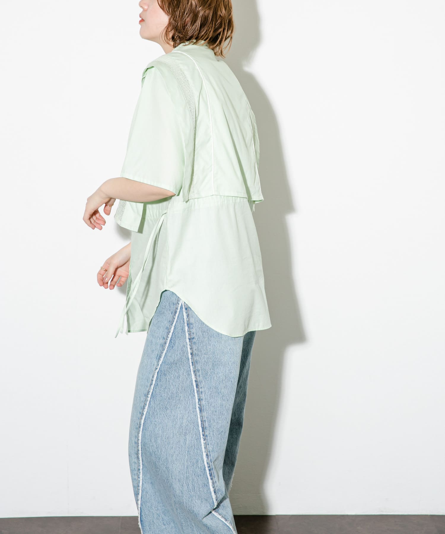 身長：160cm サイズ：one