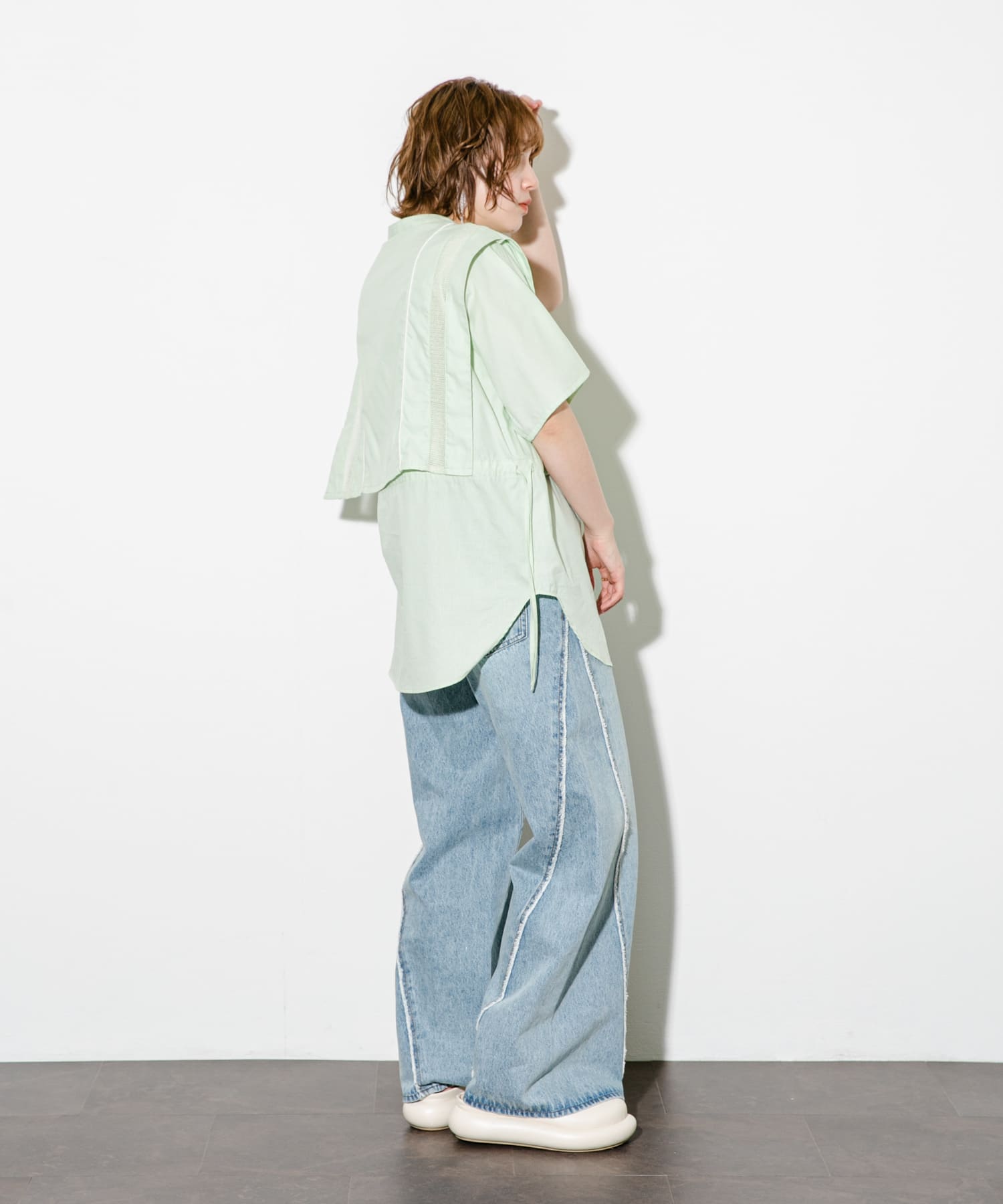 身長：160cm サイズ：one