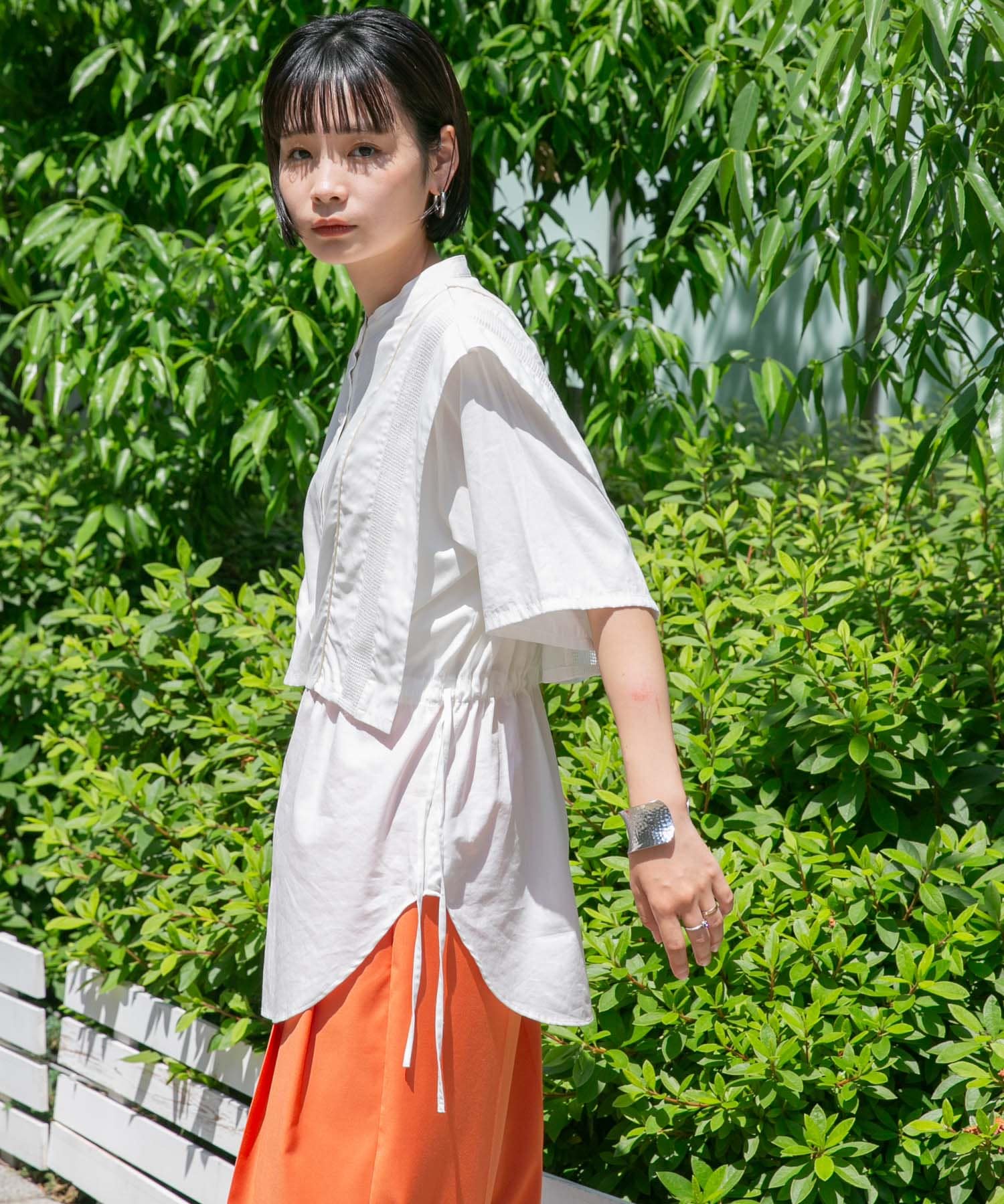身長：160cm サイズ：one