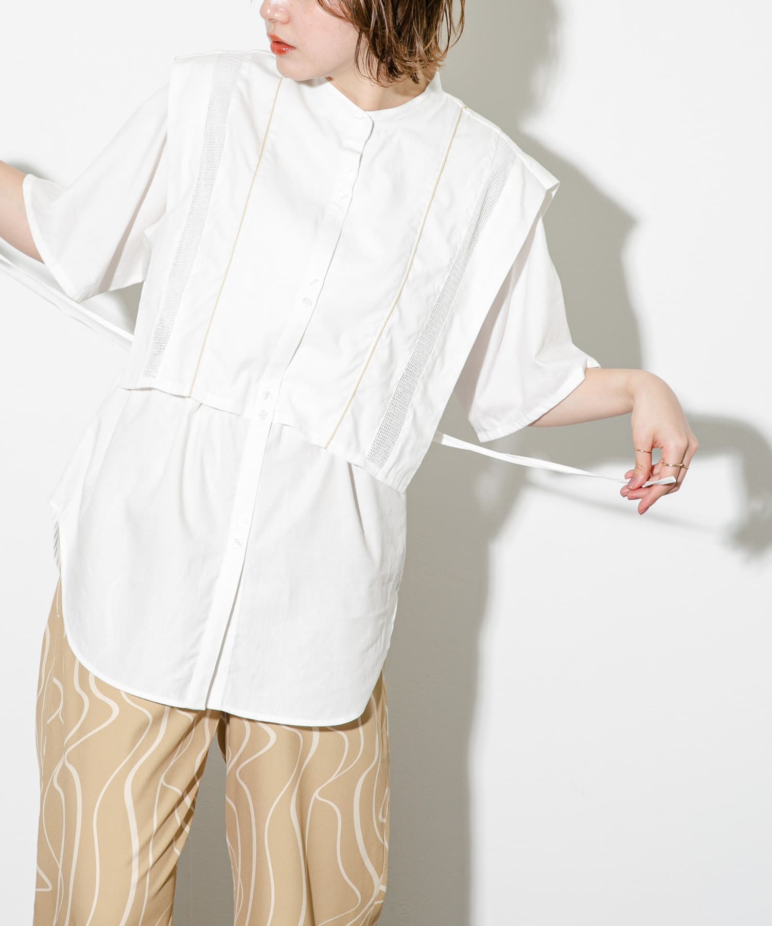 身長：160cm サイズ：one