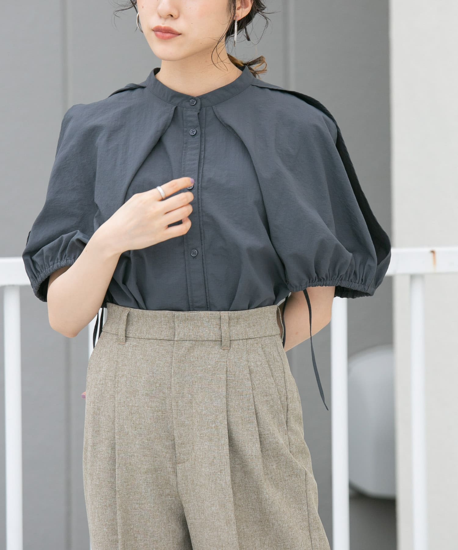 身長：160cm サイズ：one
