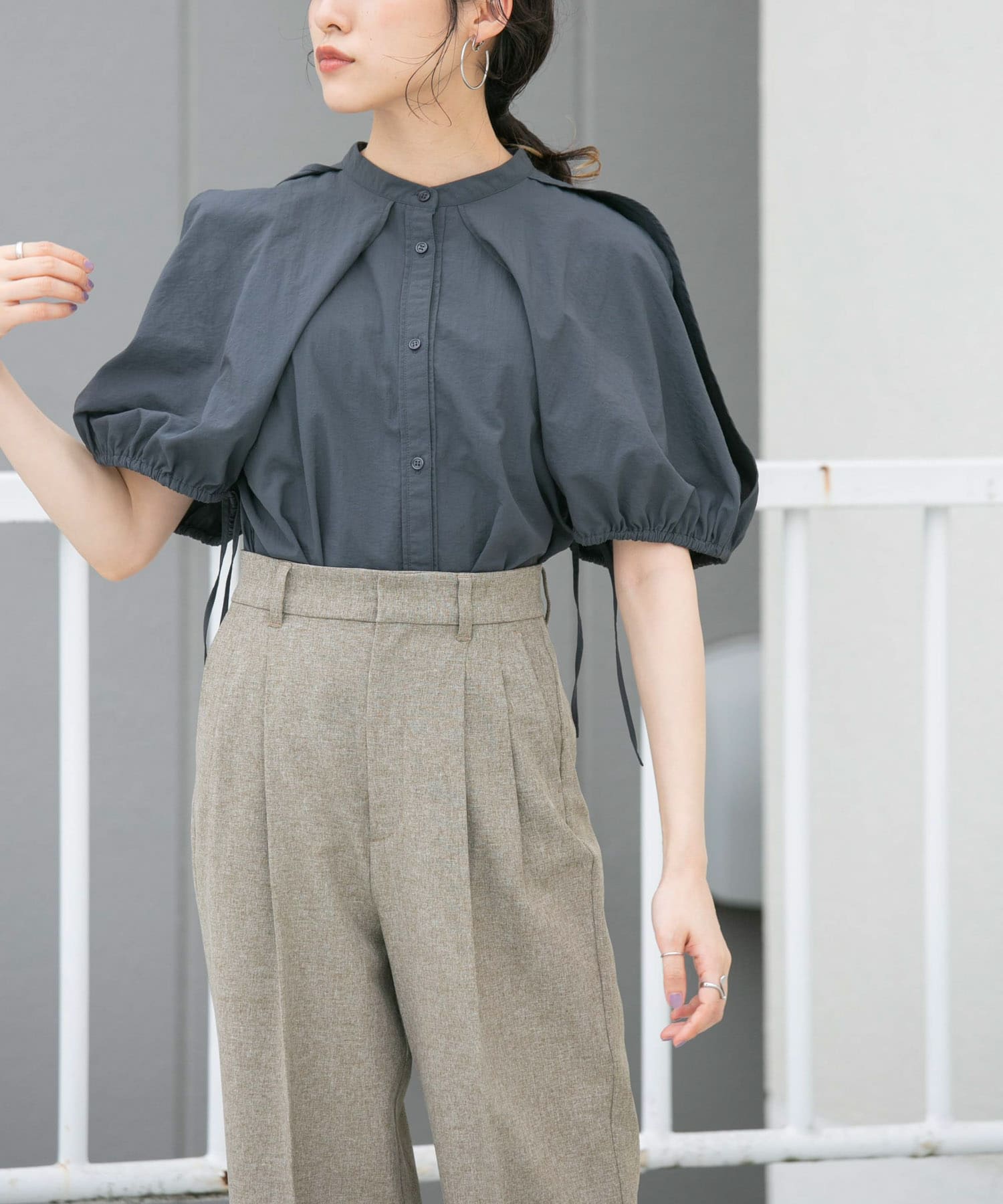 身長：160cm サイズ：one
