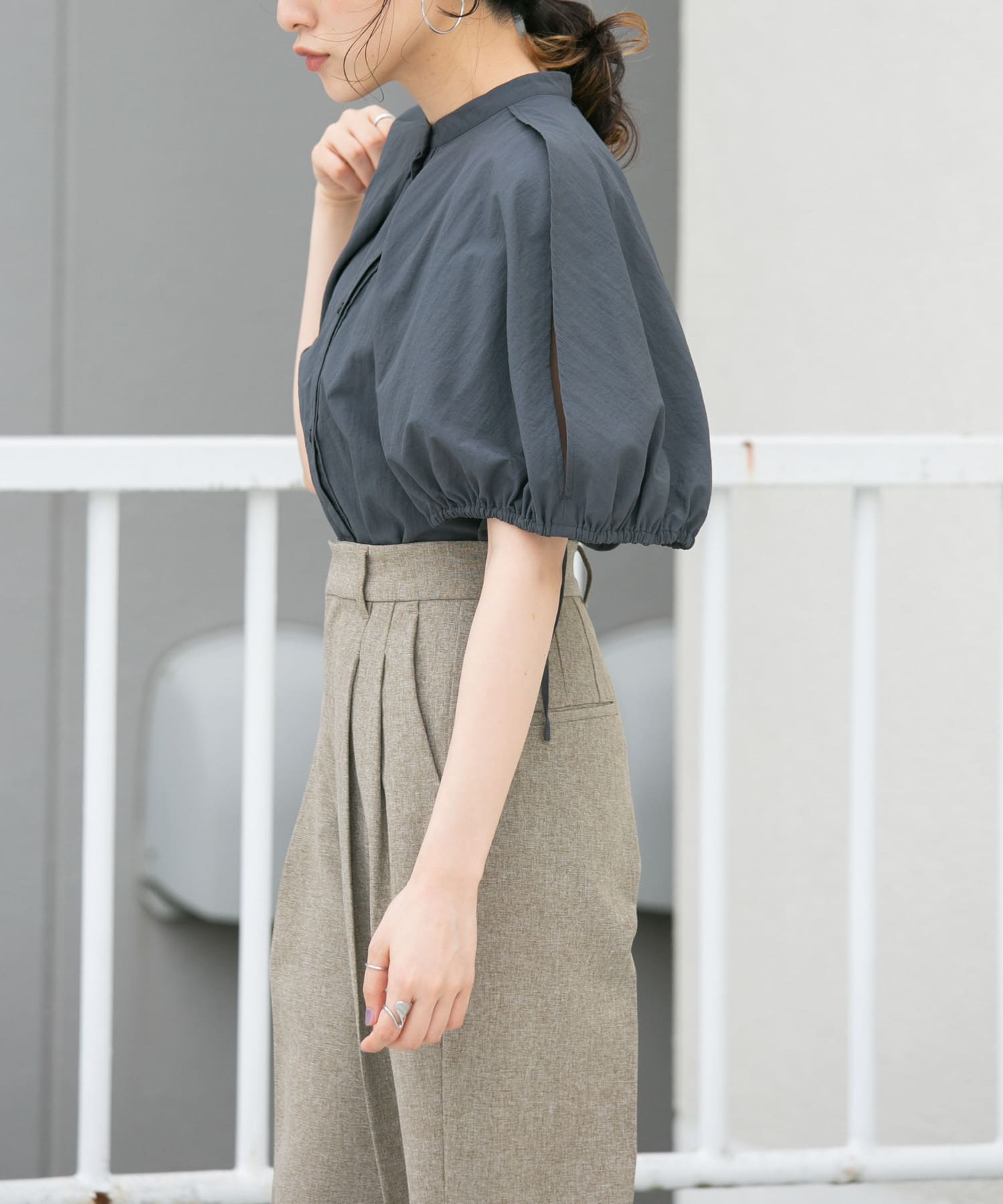 身長：160cm サイズ：one