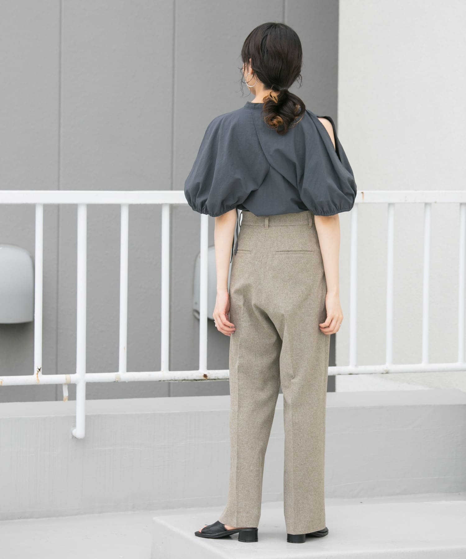身長：160cm サイズ：one
