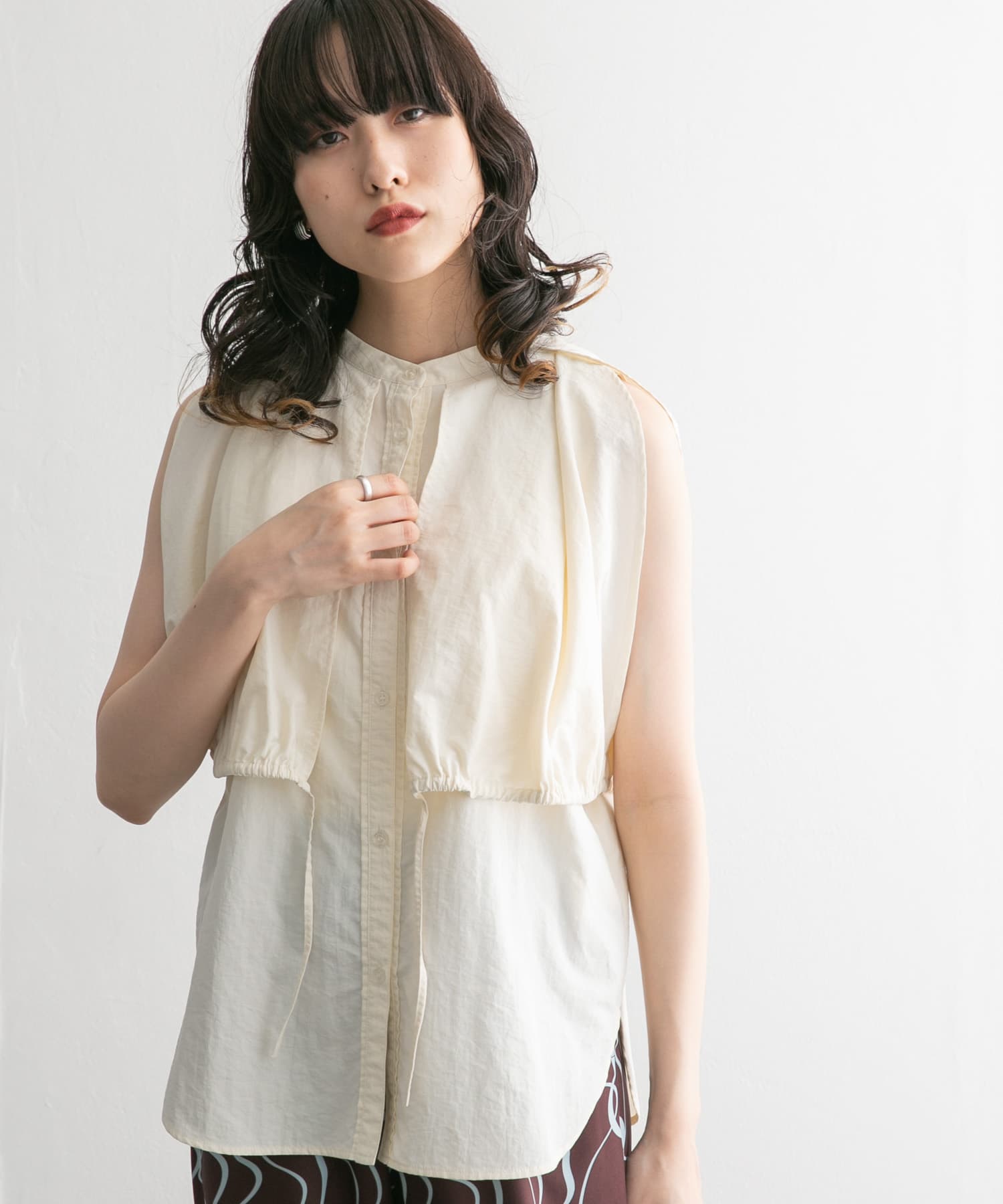 身長：160cm サイズ：one