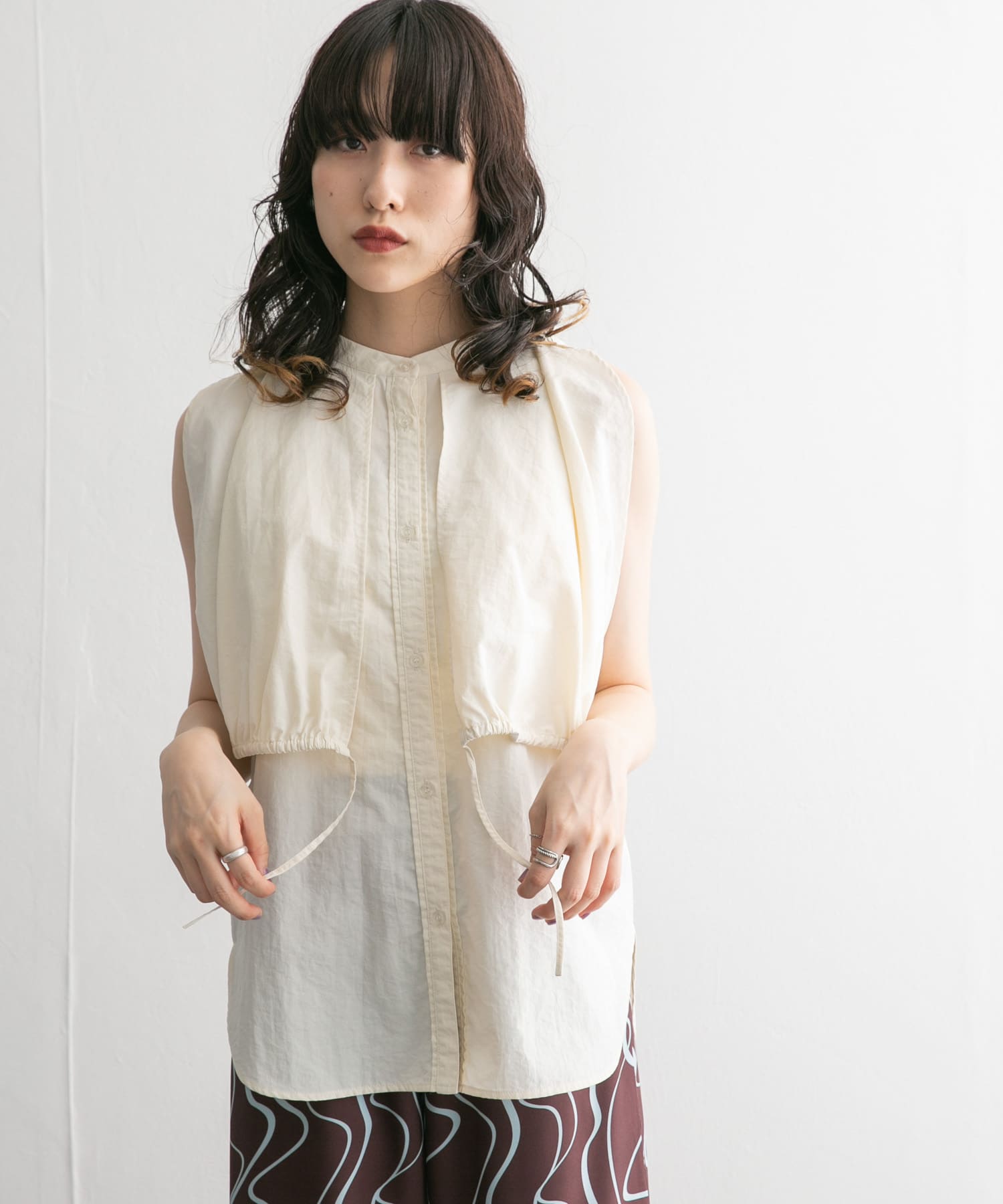 身長：160cm サイズ：one