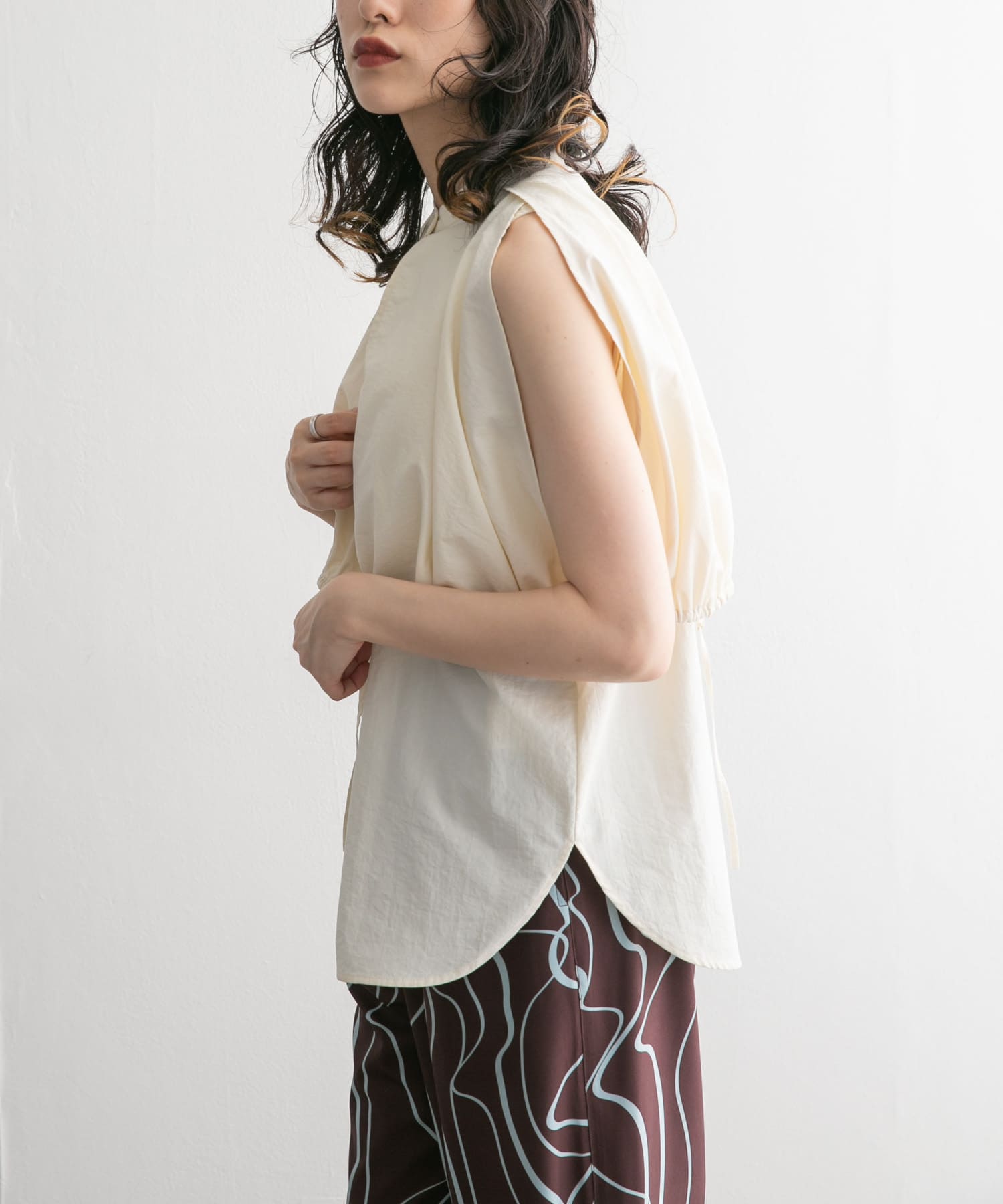 身長：160cm サイズ：one