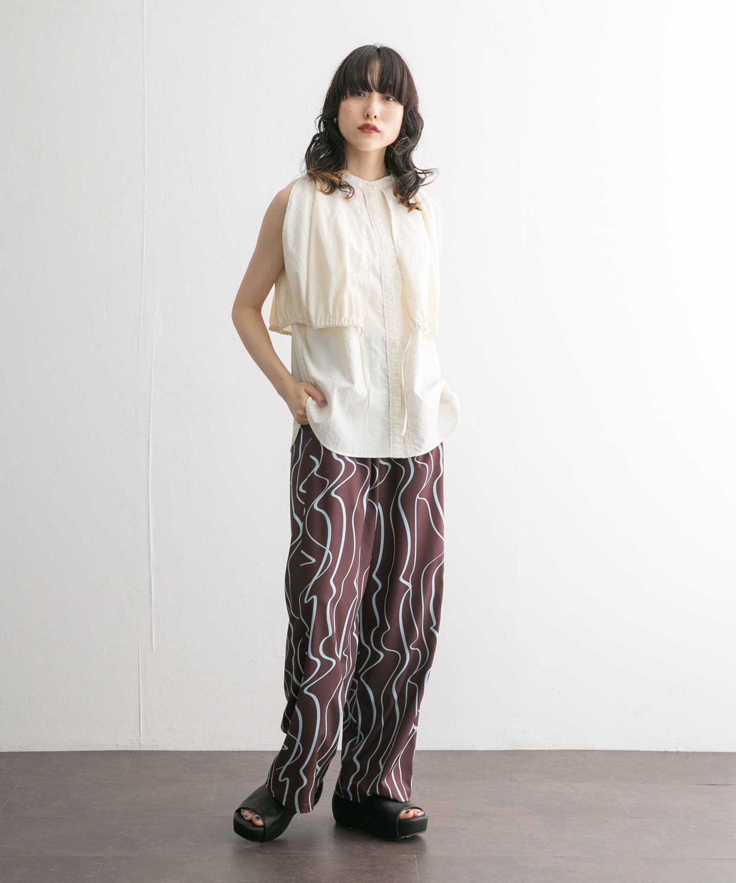 身長：160cm サイズ：one