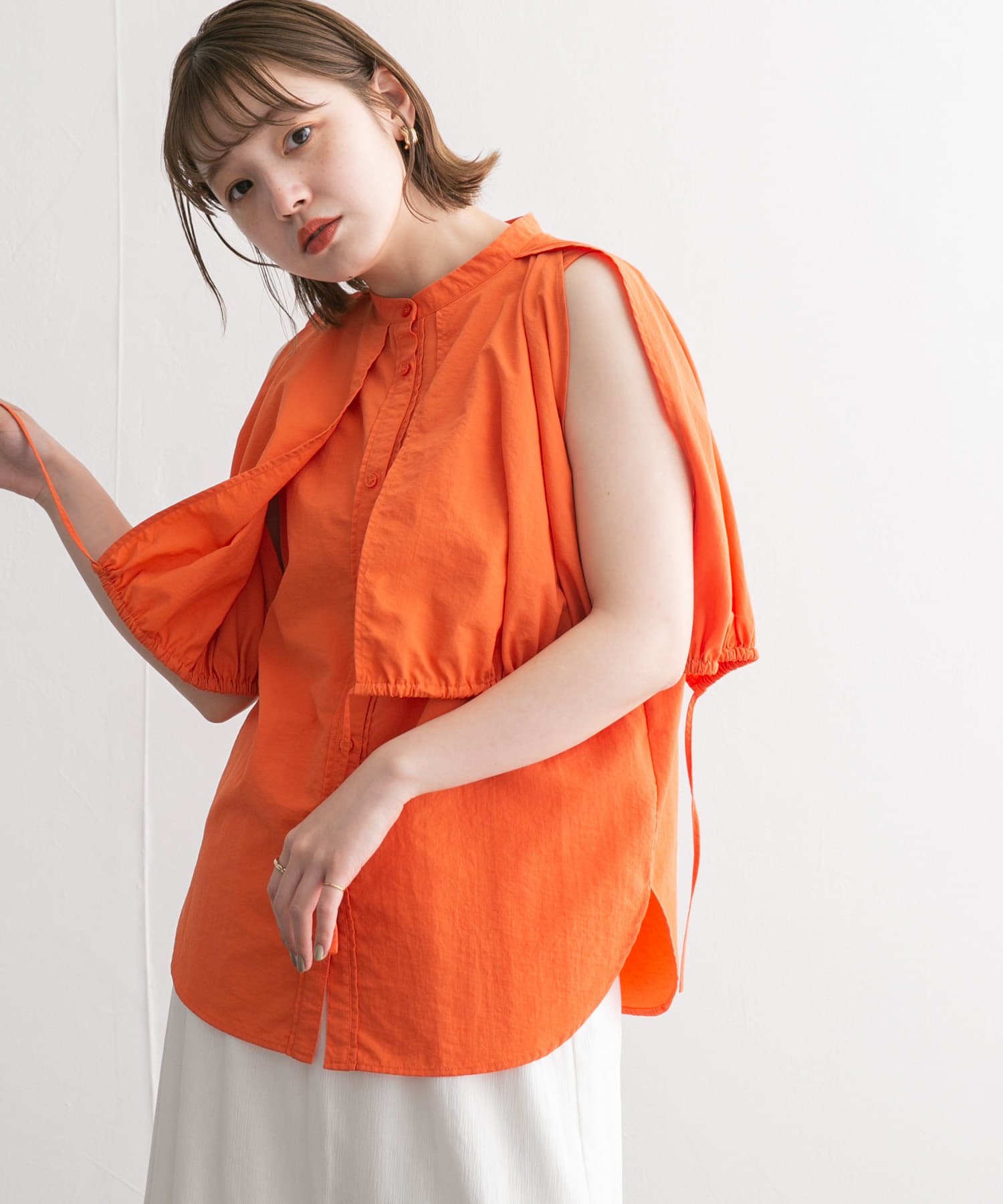 身長：160cm サイズ：one