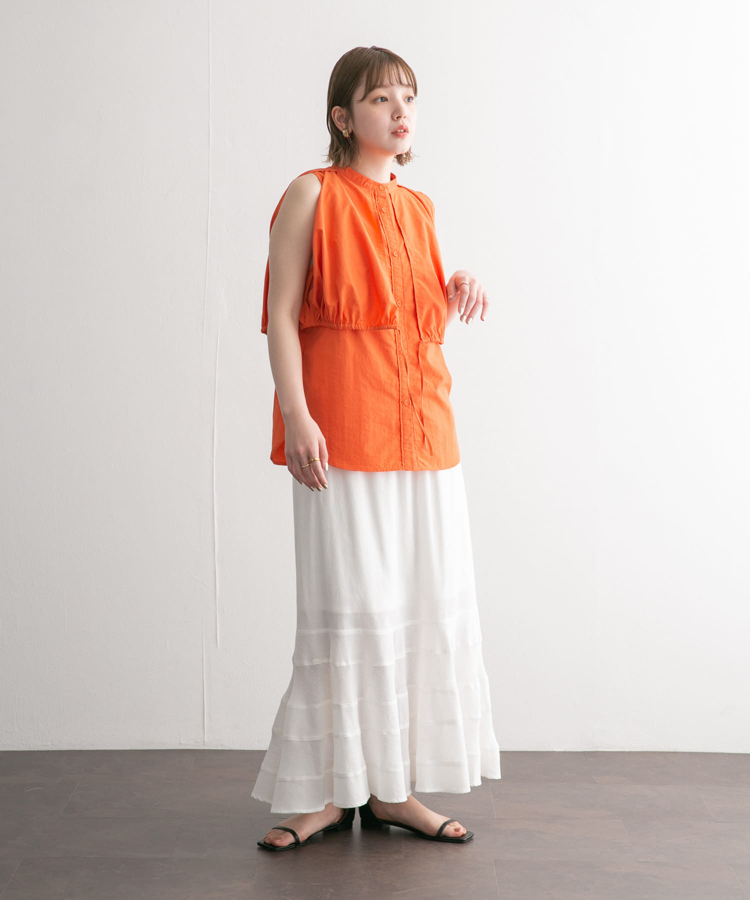 身長：160cm サイズ：one