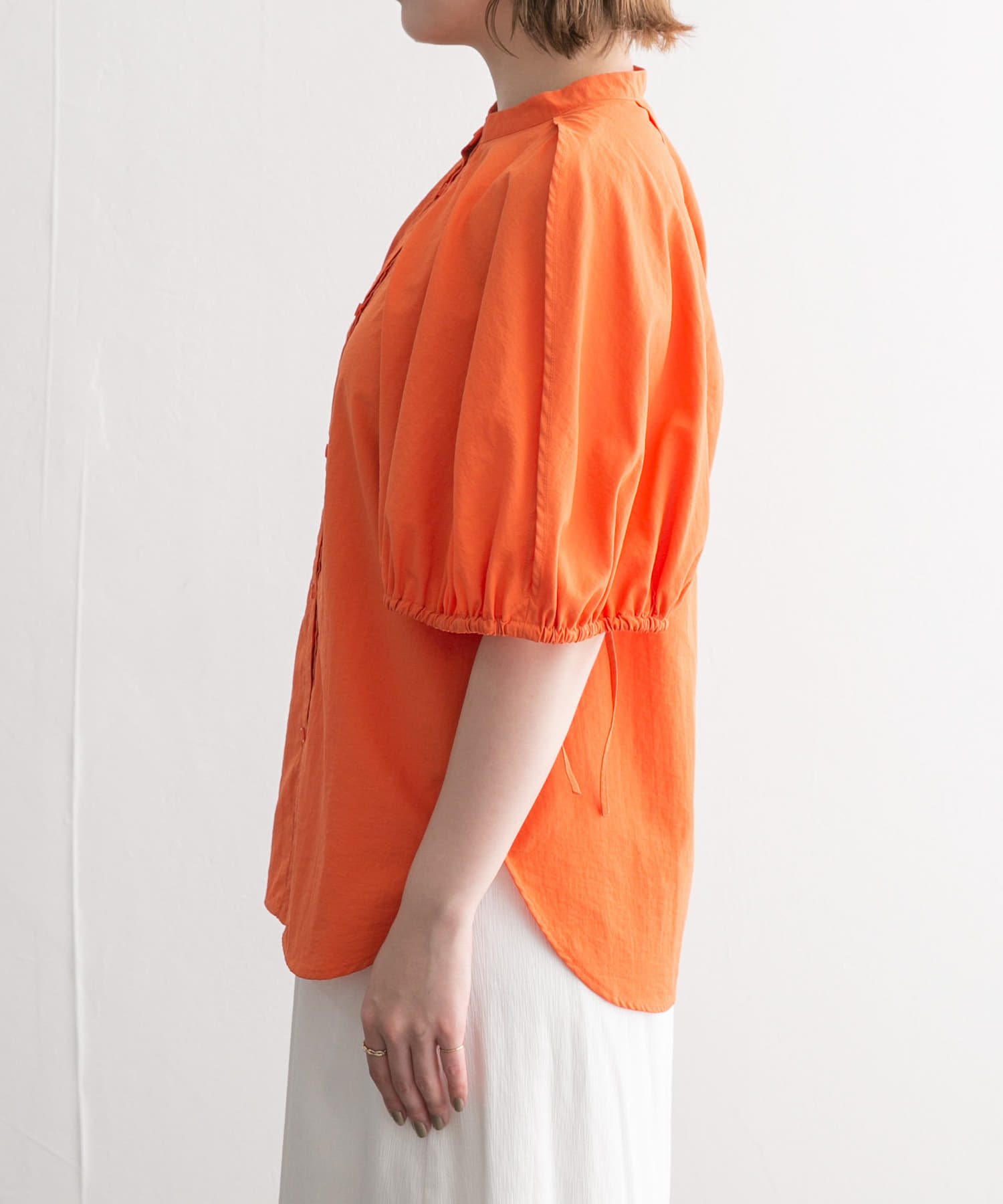 2WAYスリーブブラウス ORANGE one