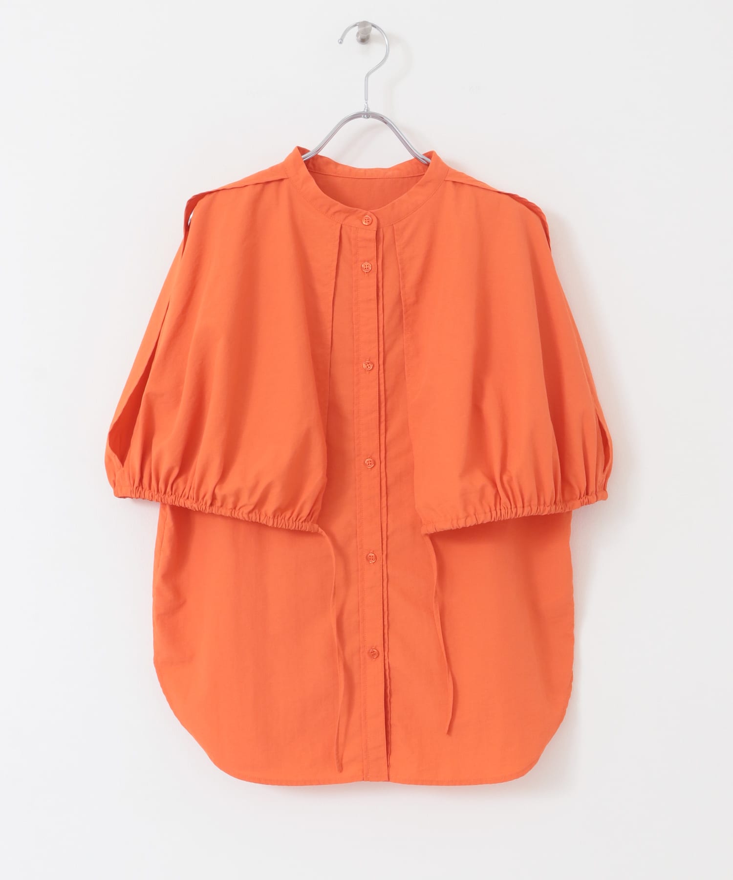 2WAYスリーブブラウス ORANGE one