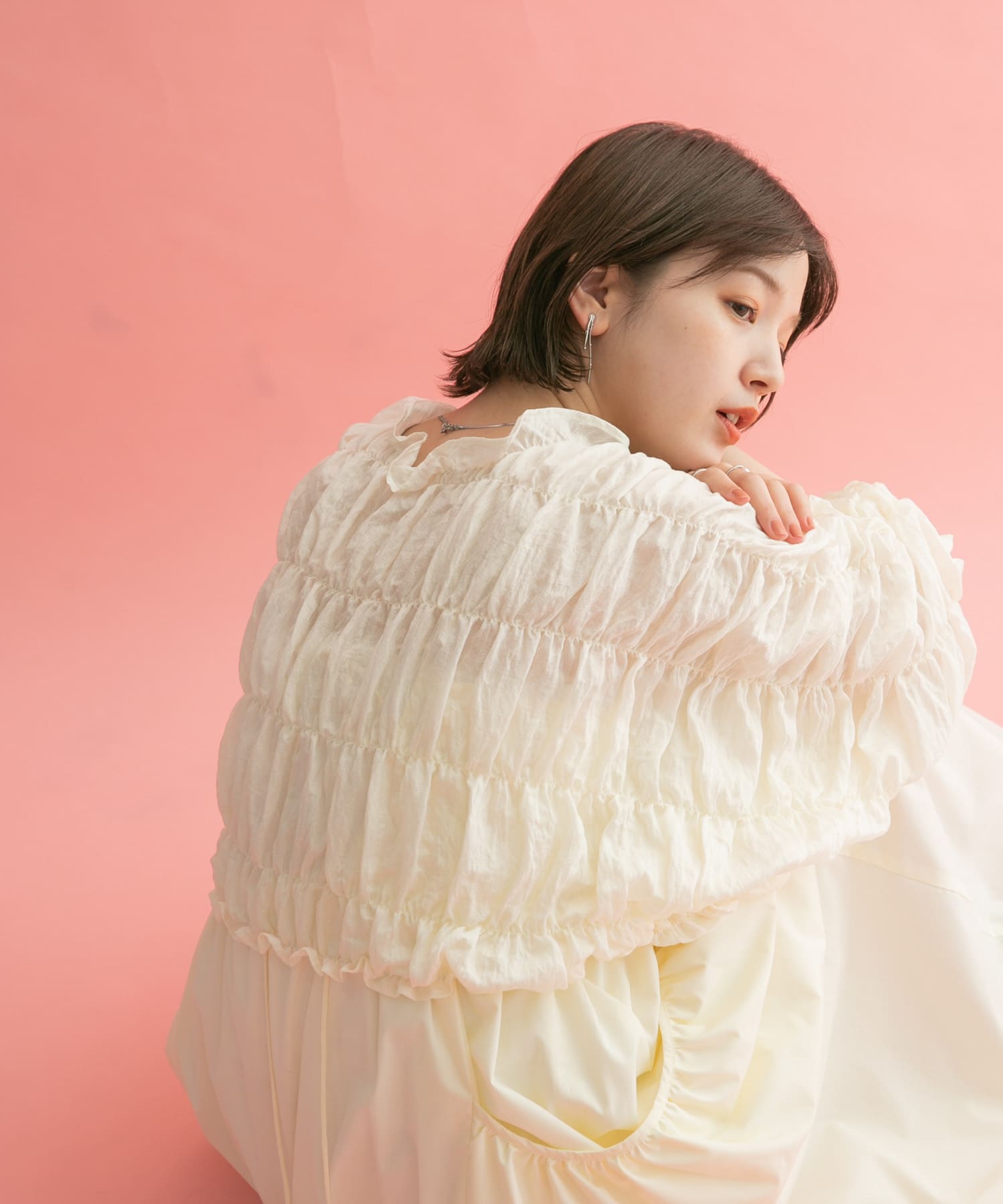 身長：160cm サイズ：one