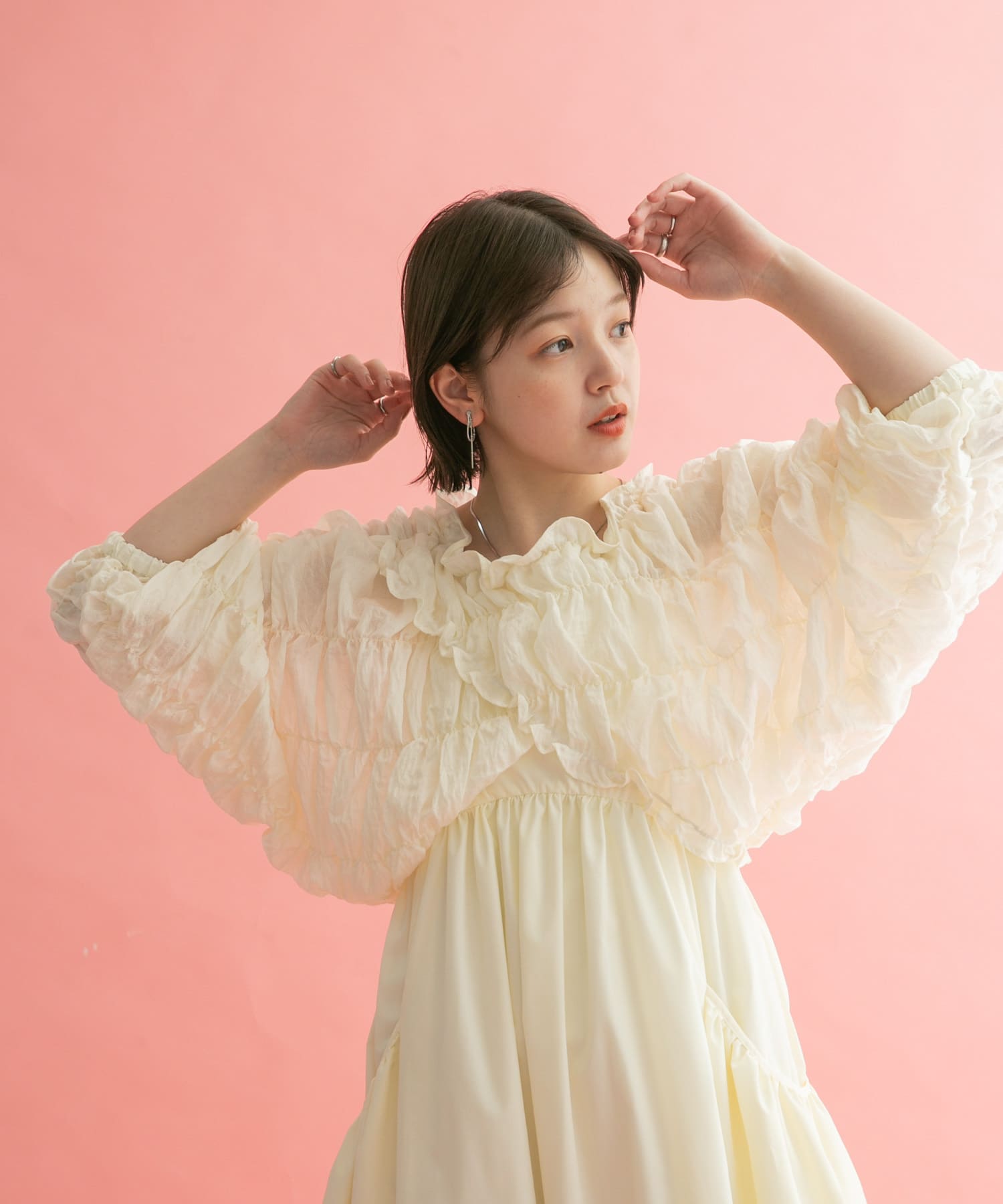 身長：160cm サイズ：one