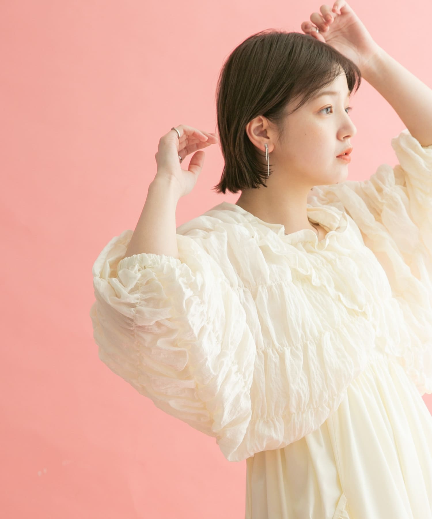 身長：160cm サイズ：one