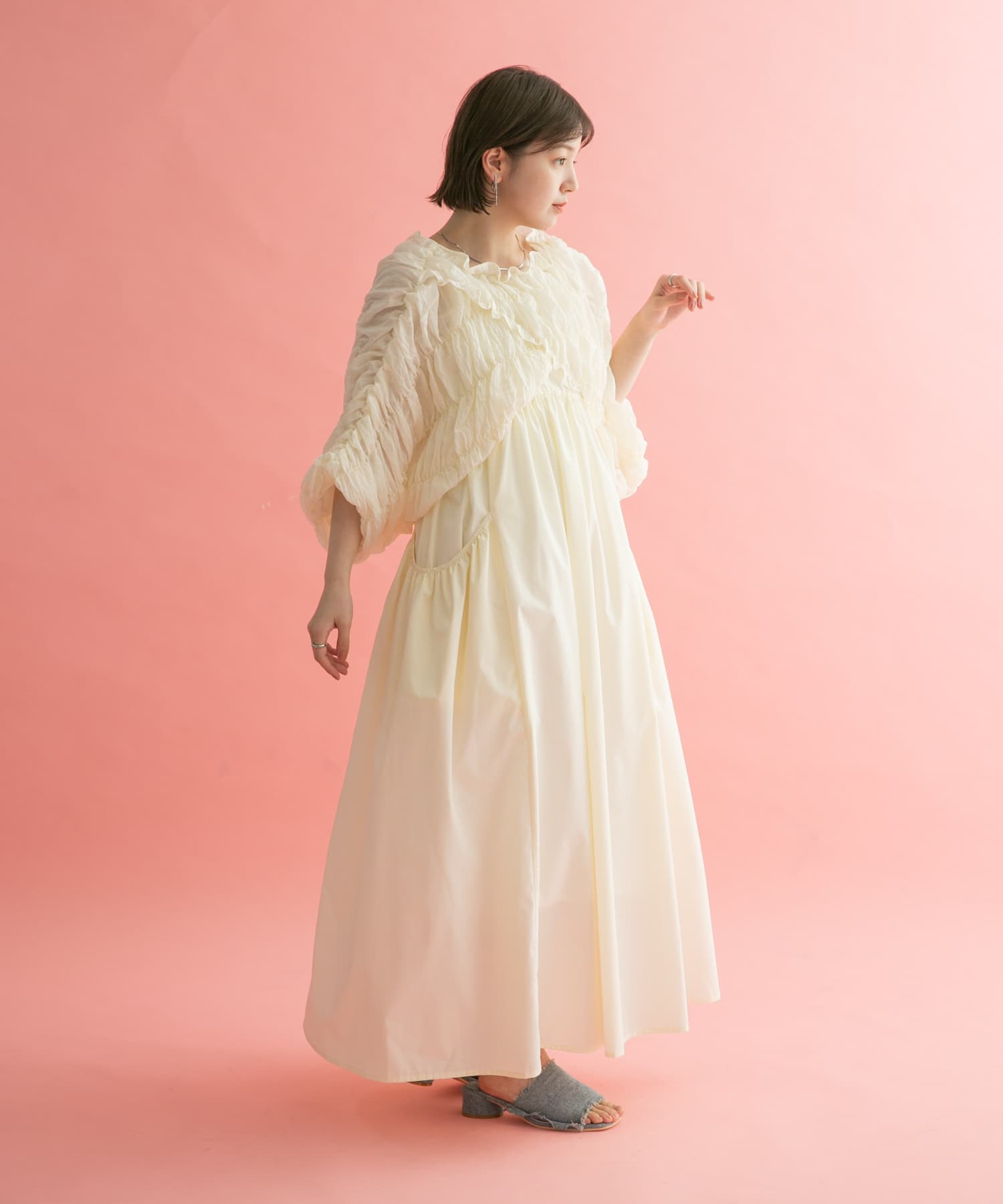 身長：160cm サイズ：one