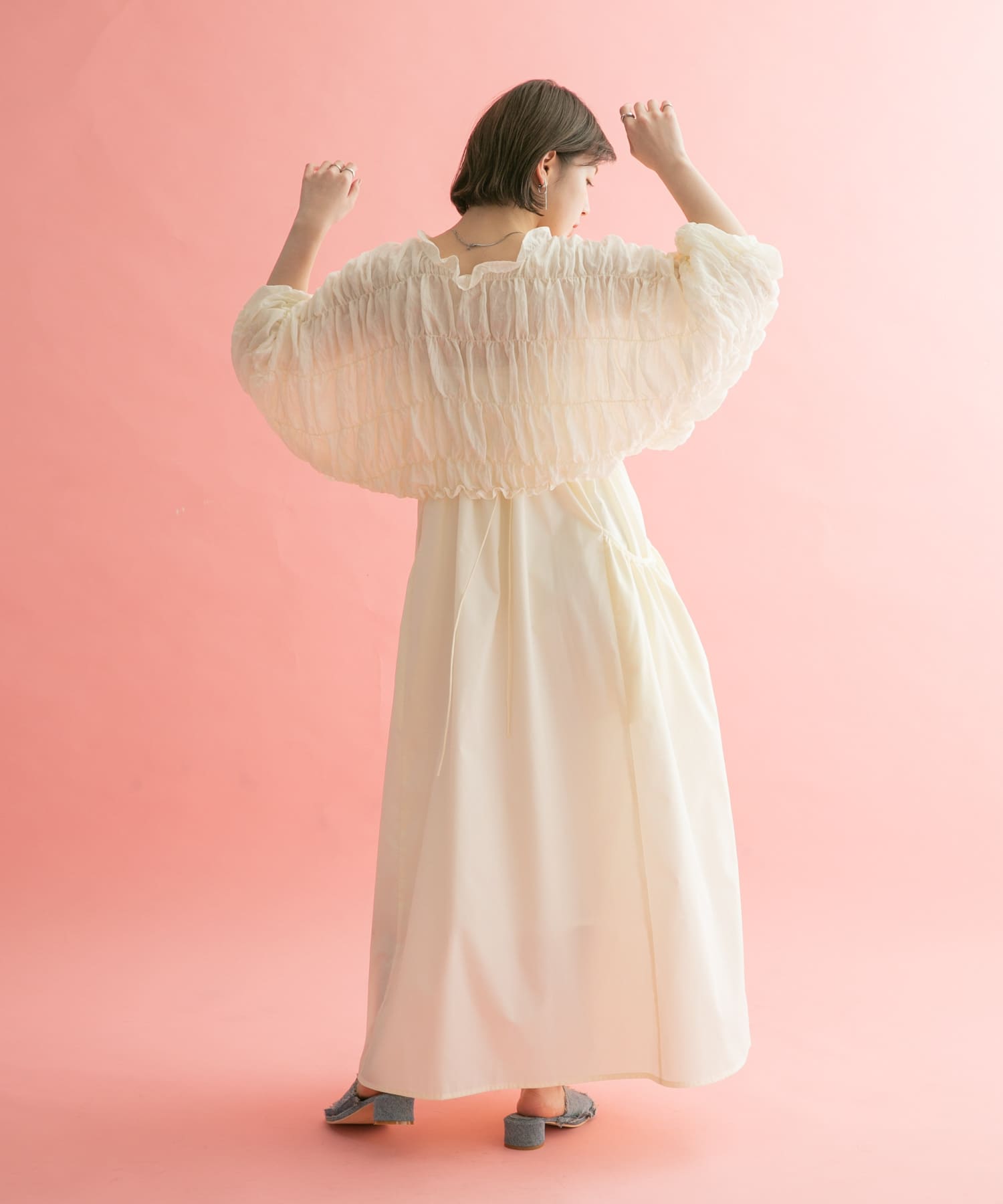 身長：160cm サイズ：one