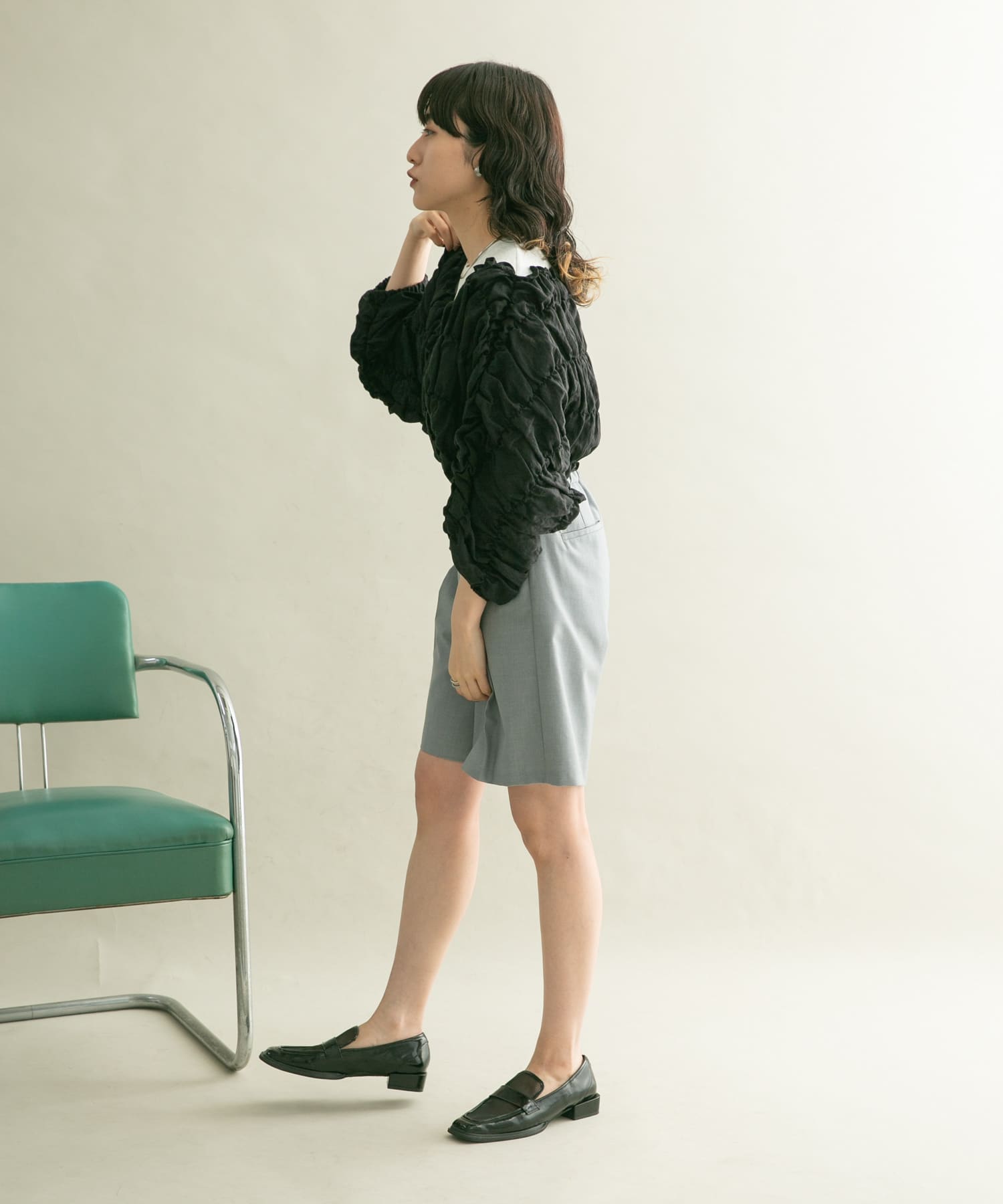 身長：160cm サイズ：one
