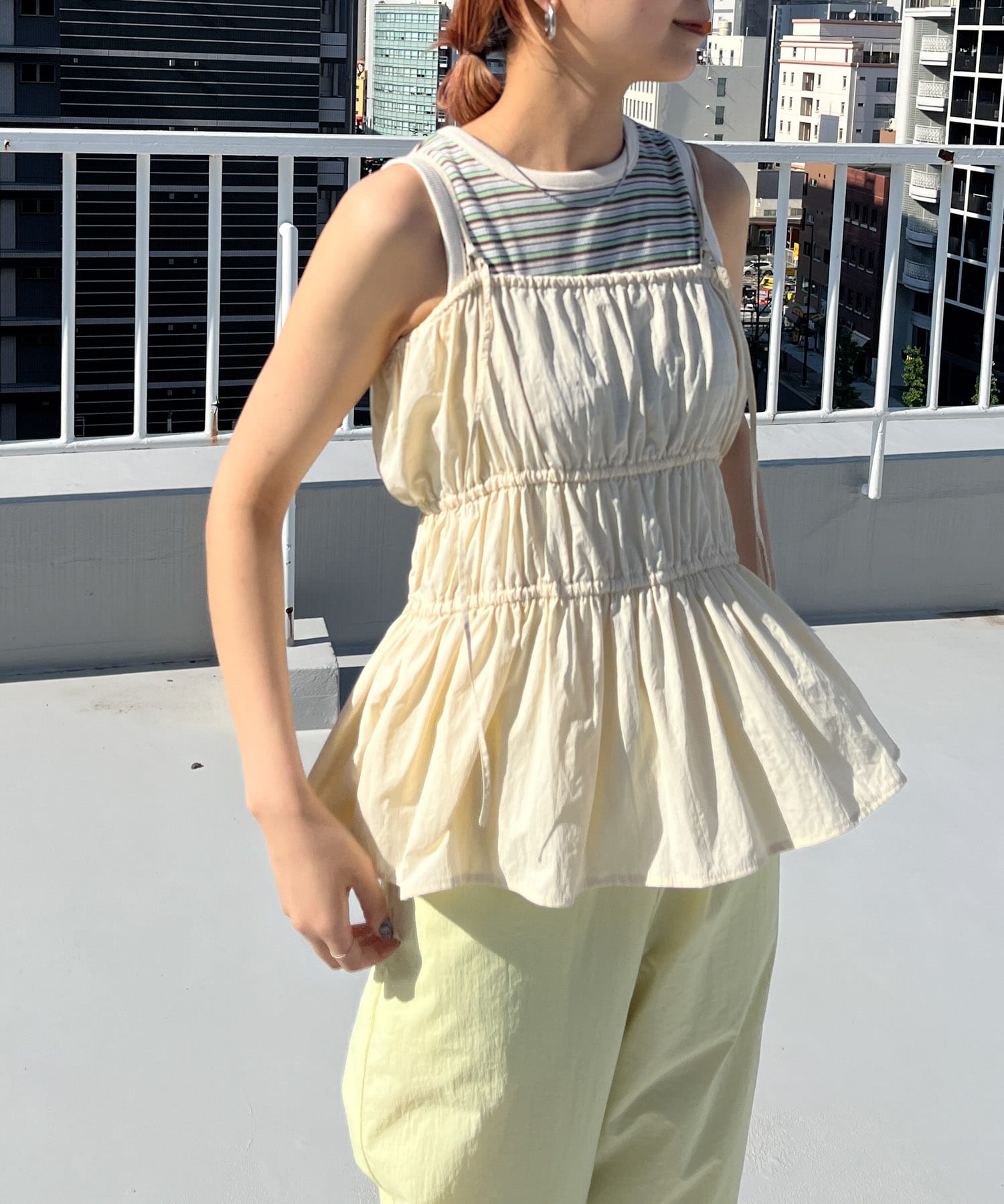 身長：166cm サイズ：one