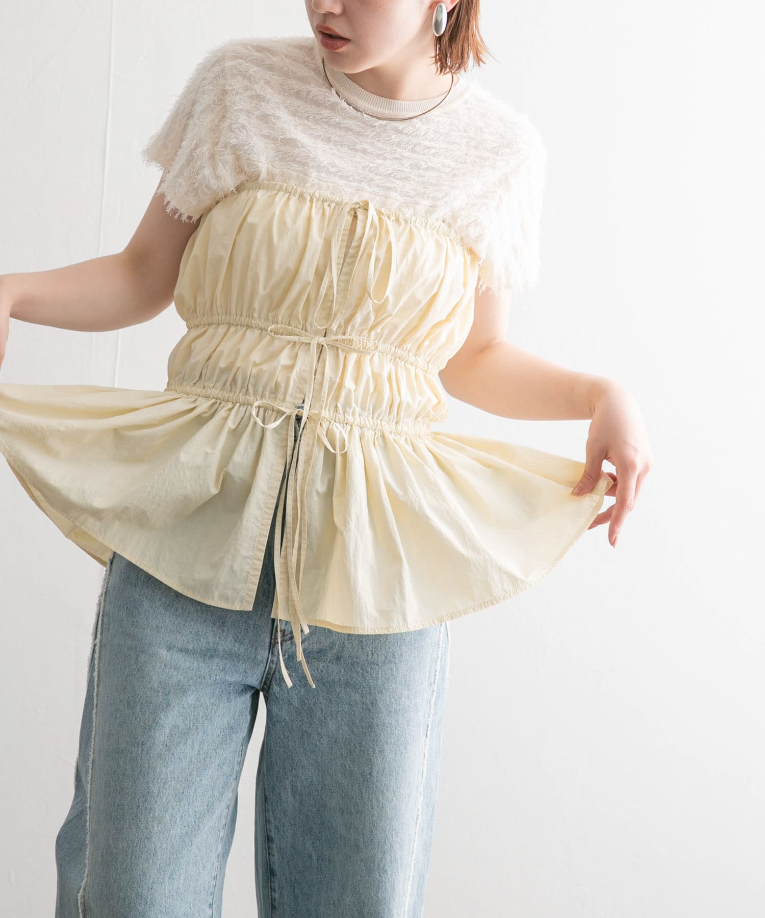 身長：160cm サイズ：one