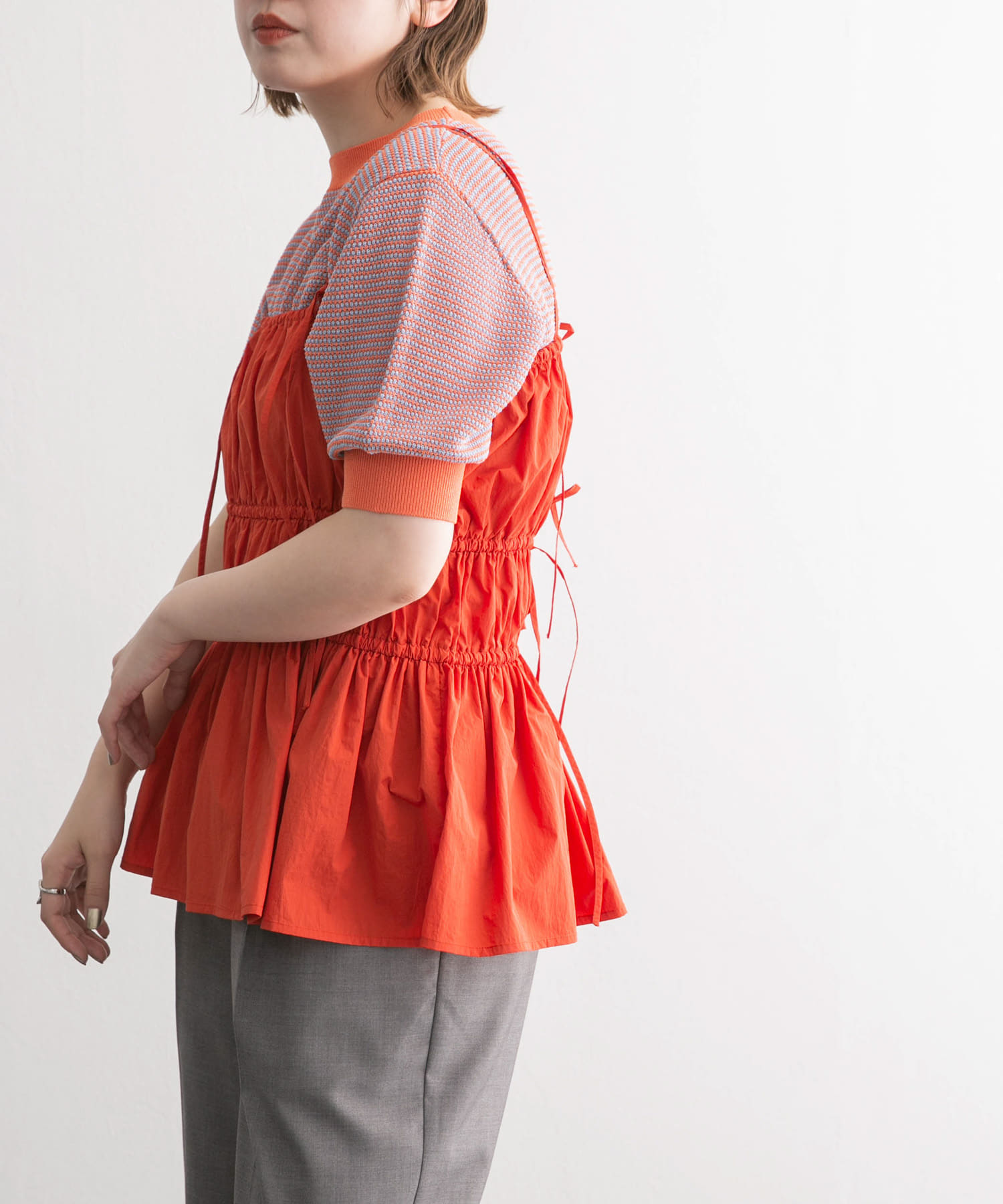 身長：160cm サイズ：one