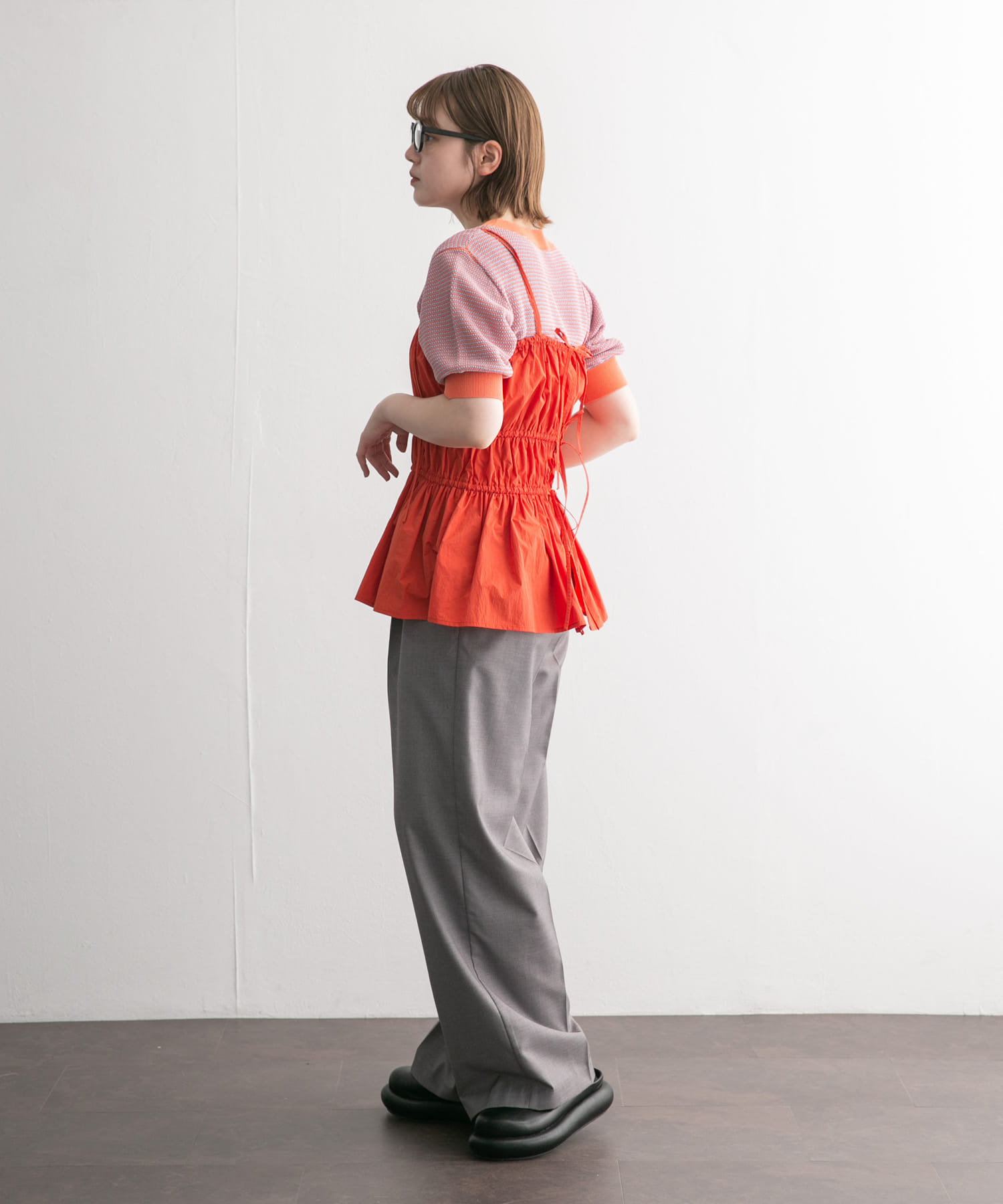 身長：160cm サイズ：one