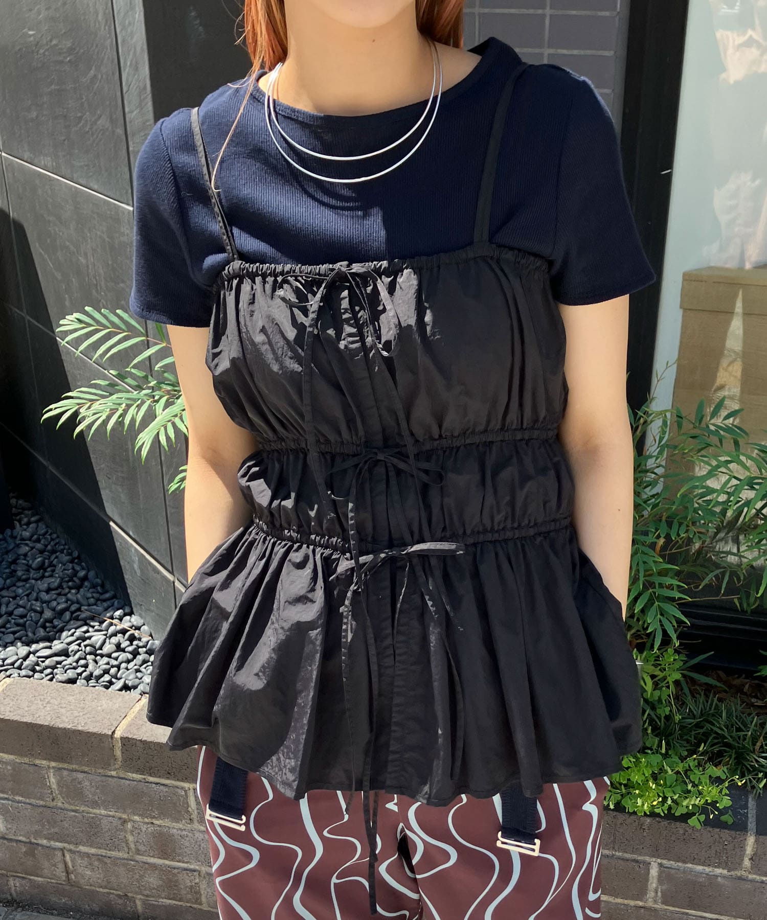 身長：166cm サイズ：one
