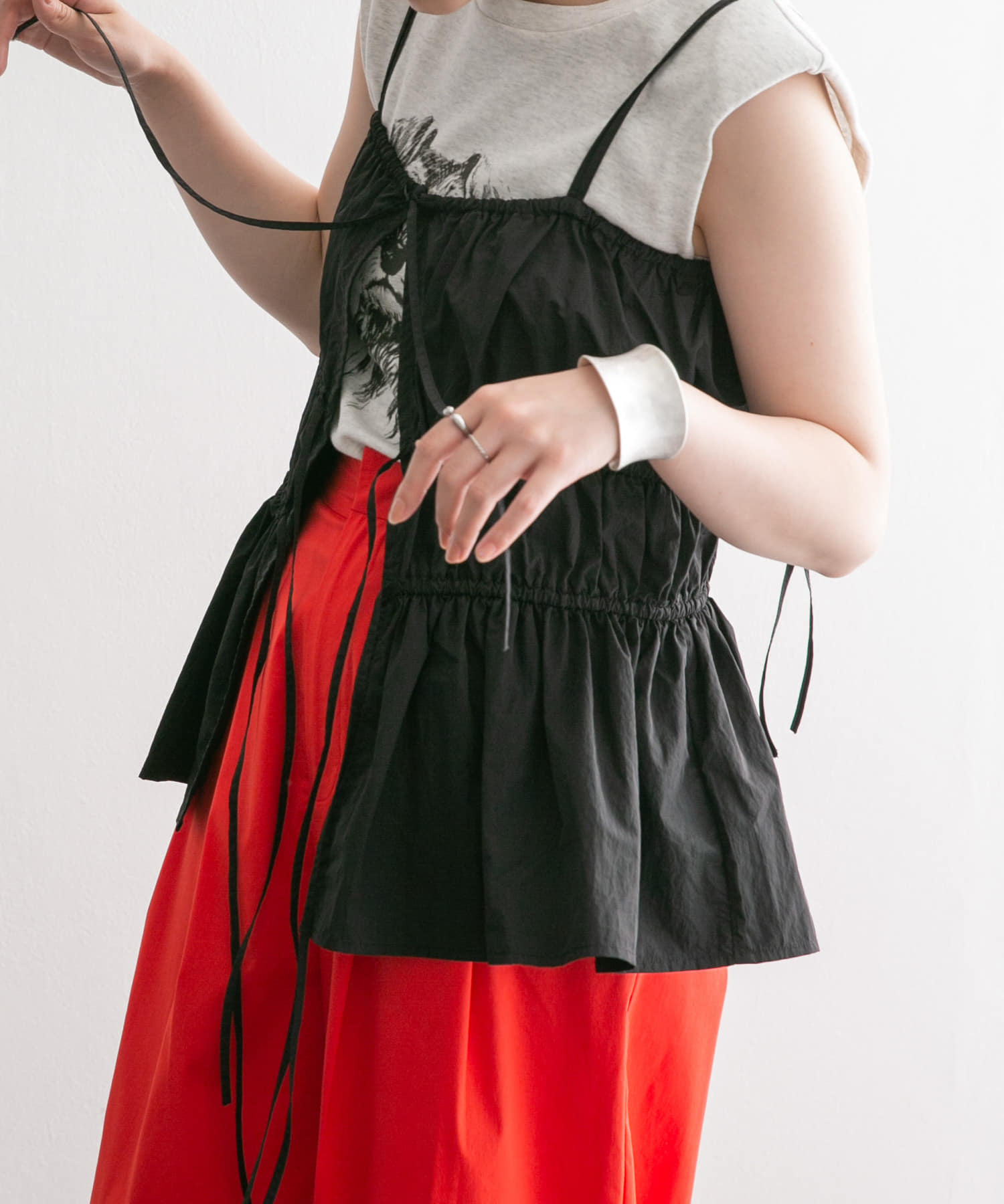 身長：160cm サイズ：one