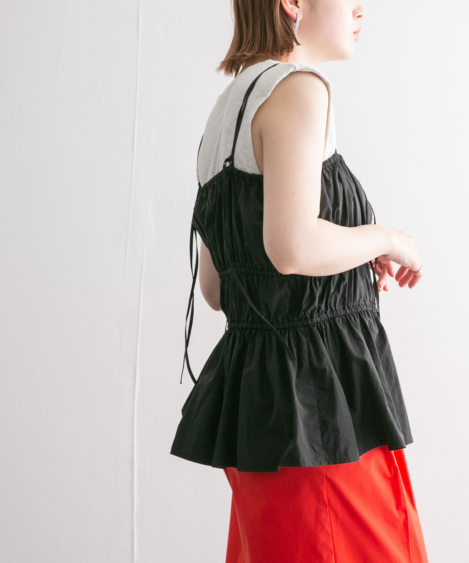 身長：160cm サイズ：one