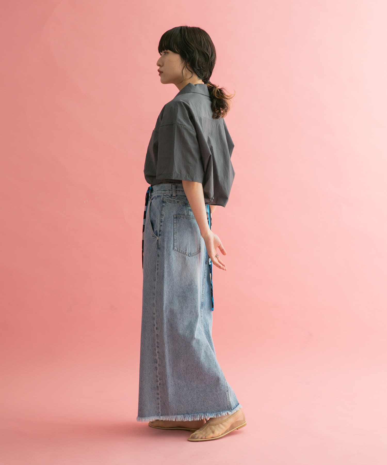 身長：160cm サイズ：one