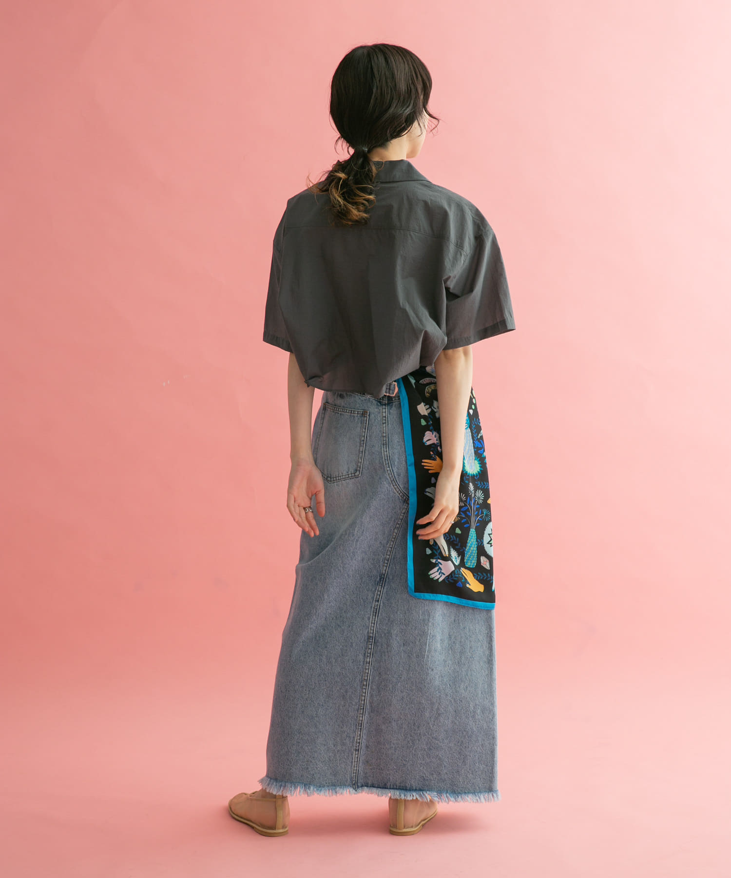 身長：160cm サイズ：one