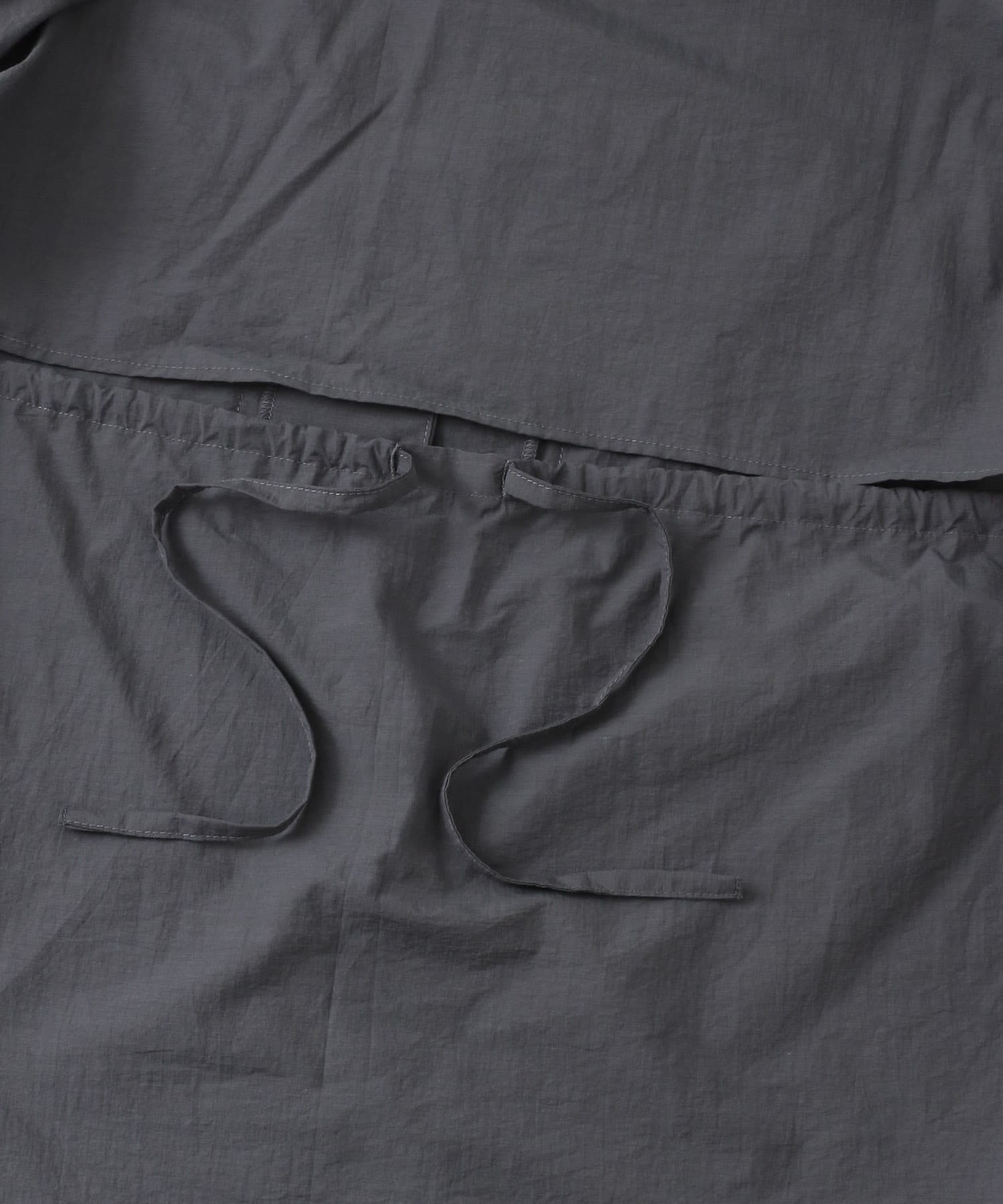 バックレイヤードオープンシャツ CHARCOAL one
