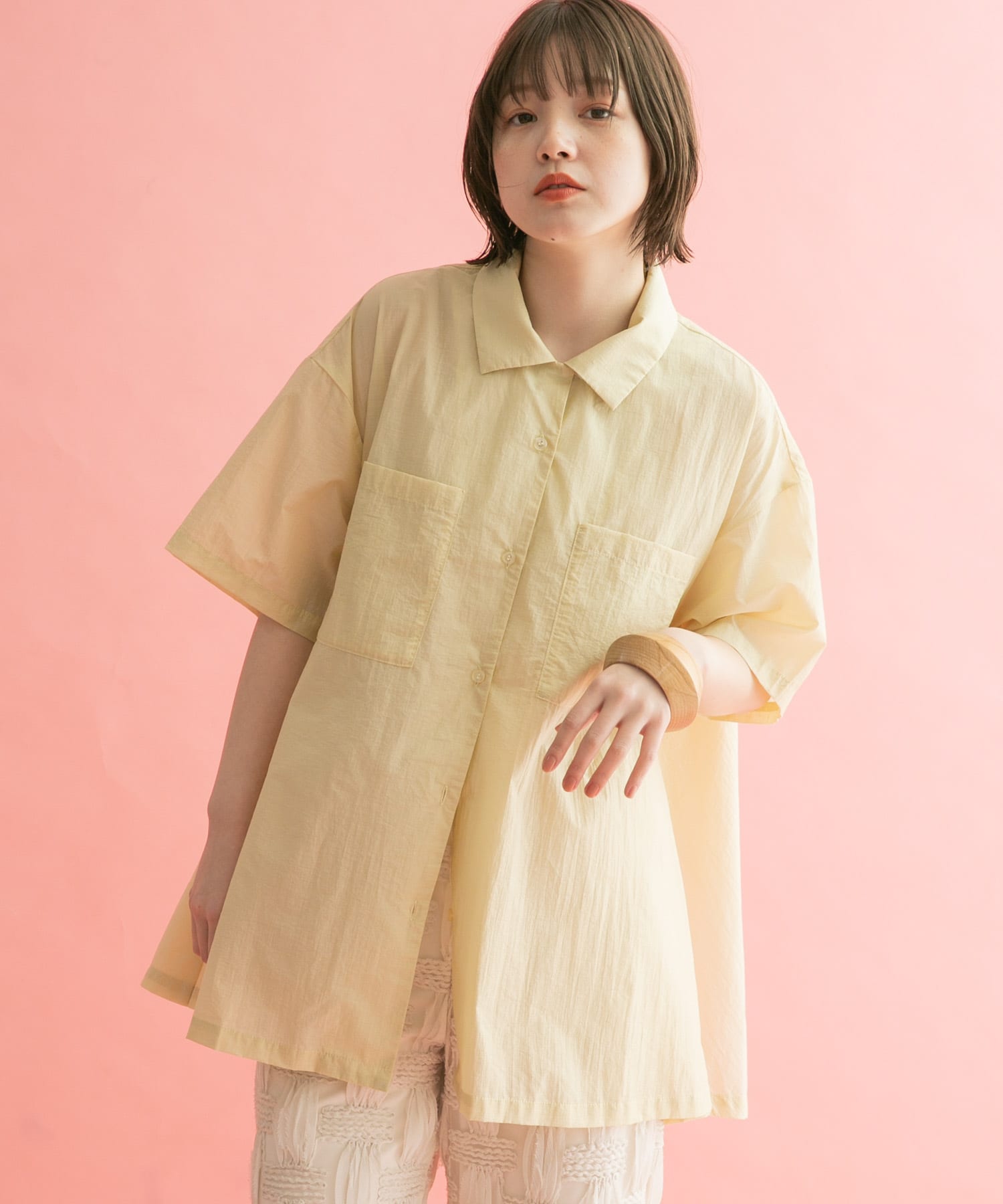 身長：160cm サイズ：one
