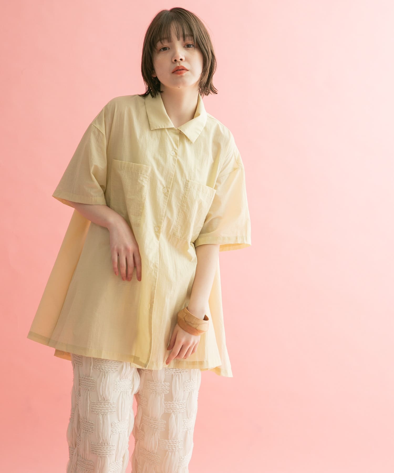 身長：160cm サイズ：one