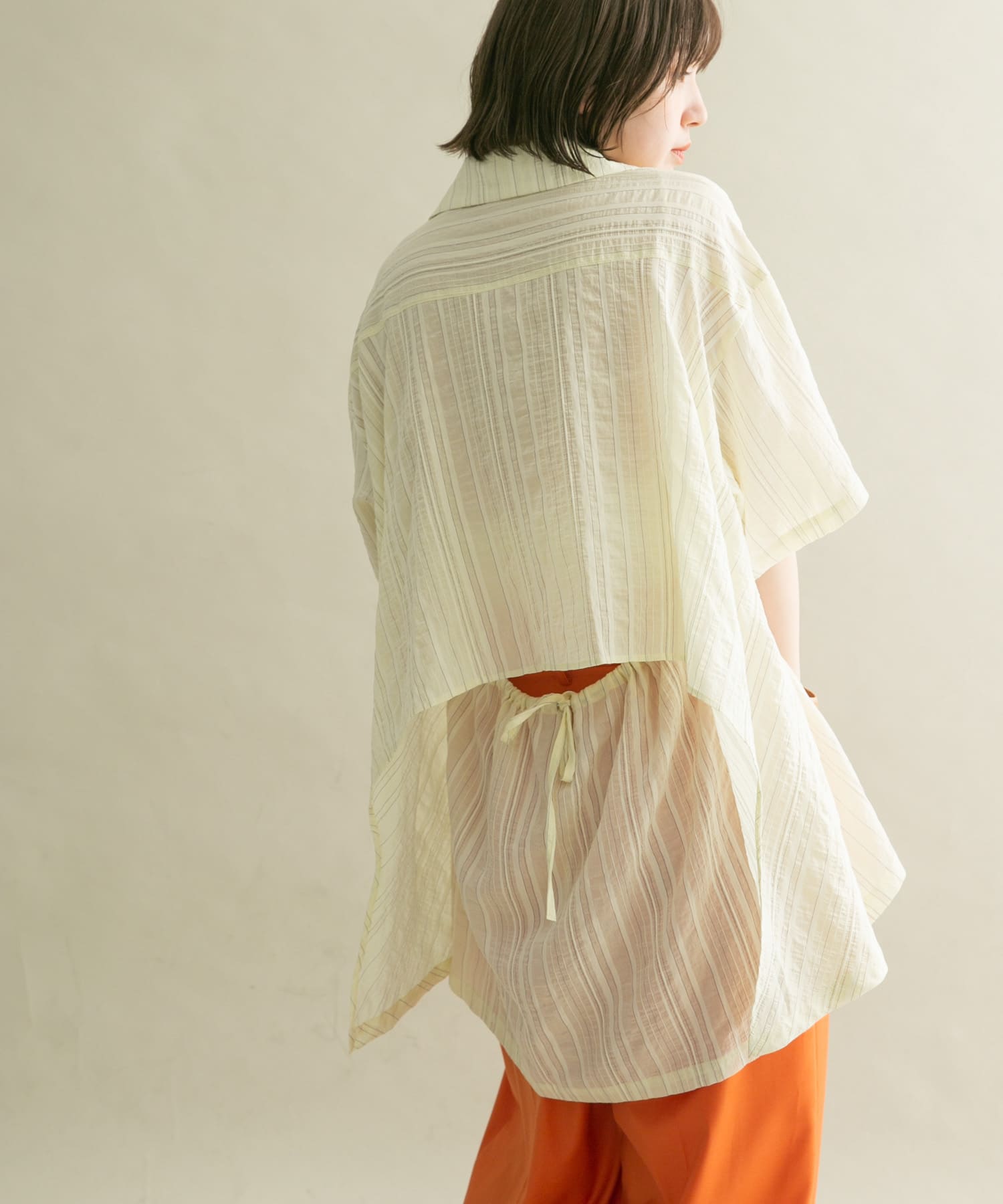 身長：160cm サイズ：one