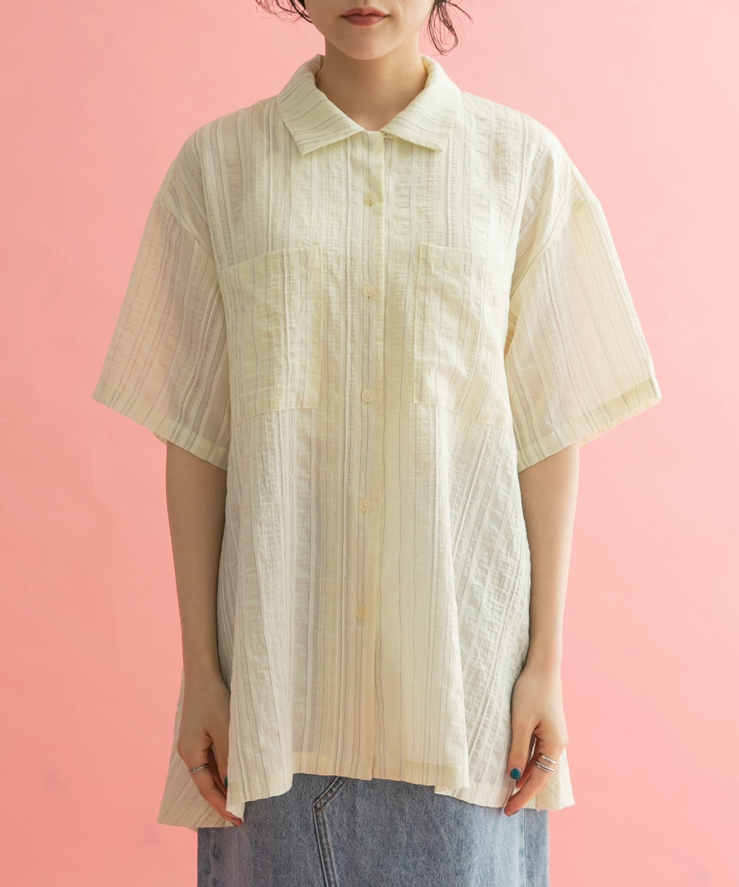 身長：160cm サイズ：one