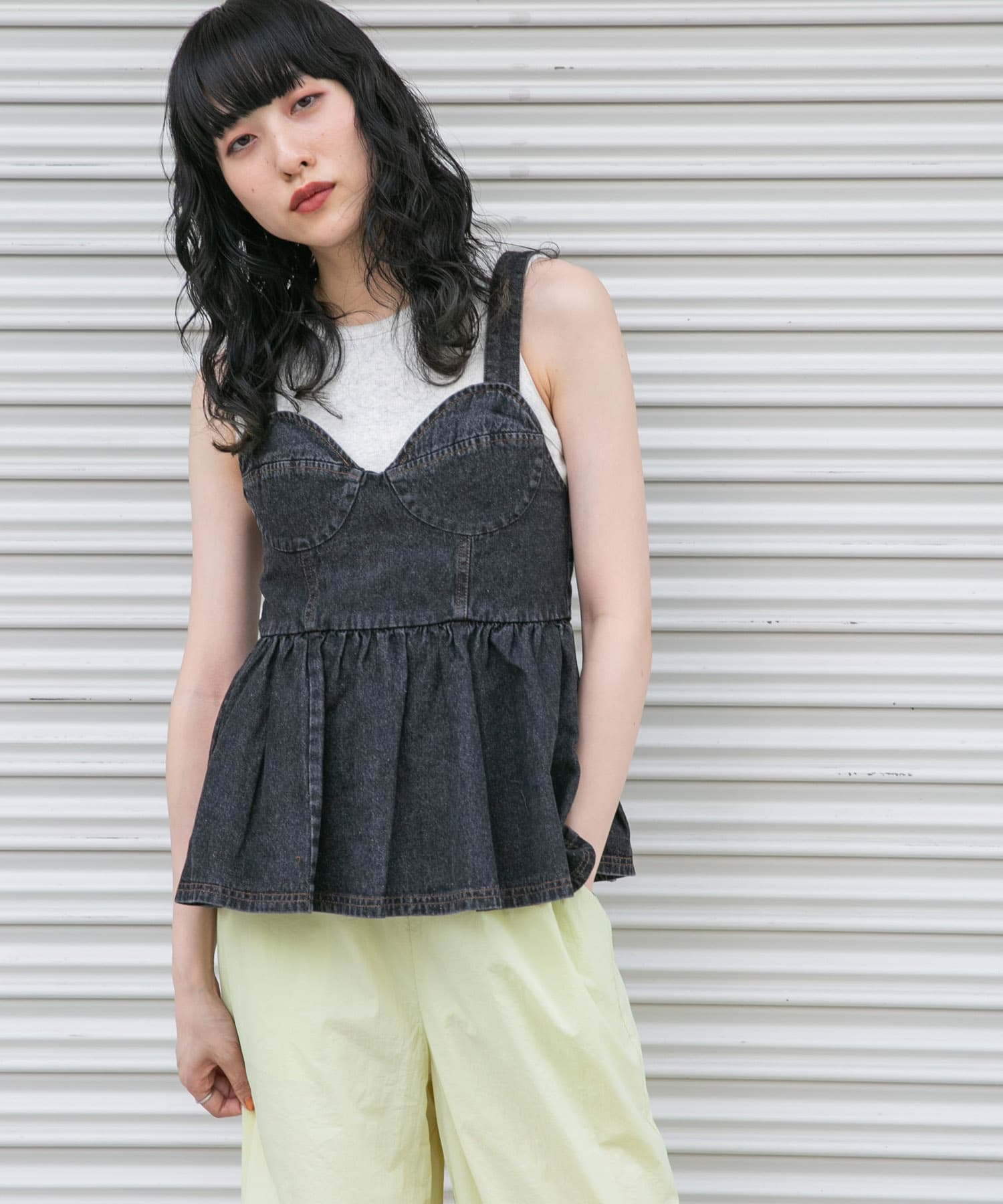 身長：160cm サイズ：one