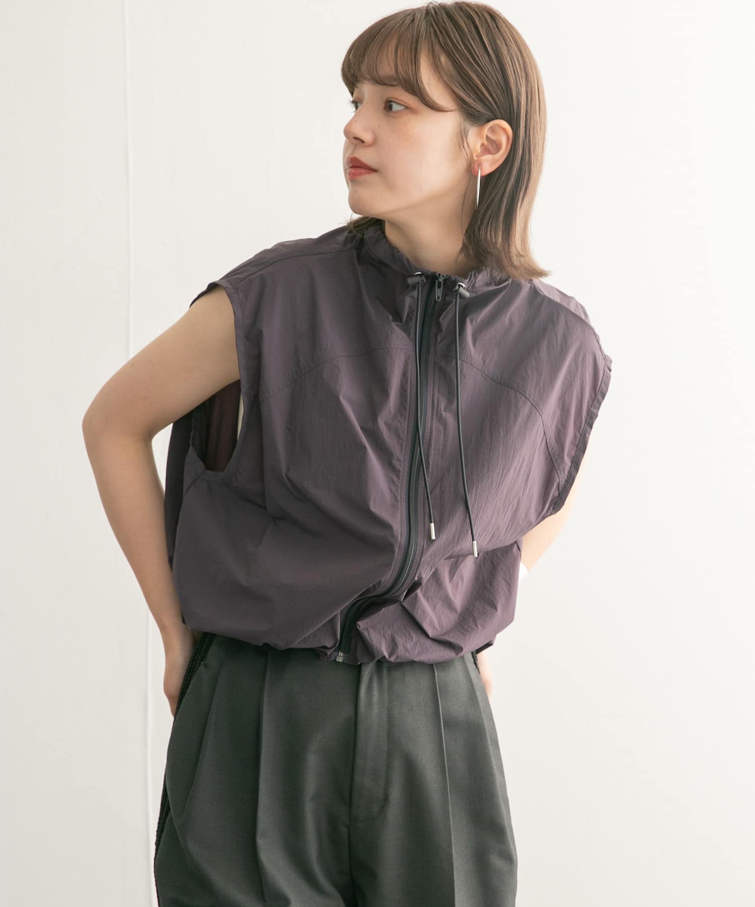 身長：160cm サイズ：one